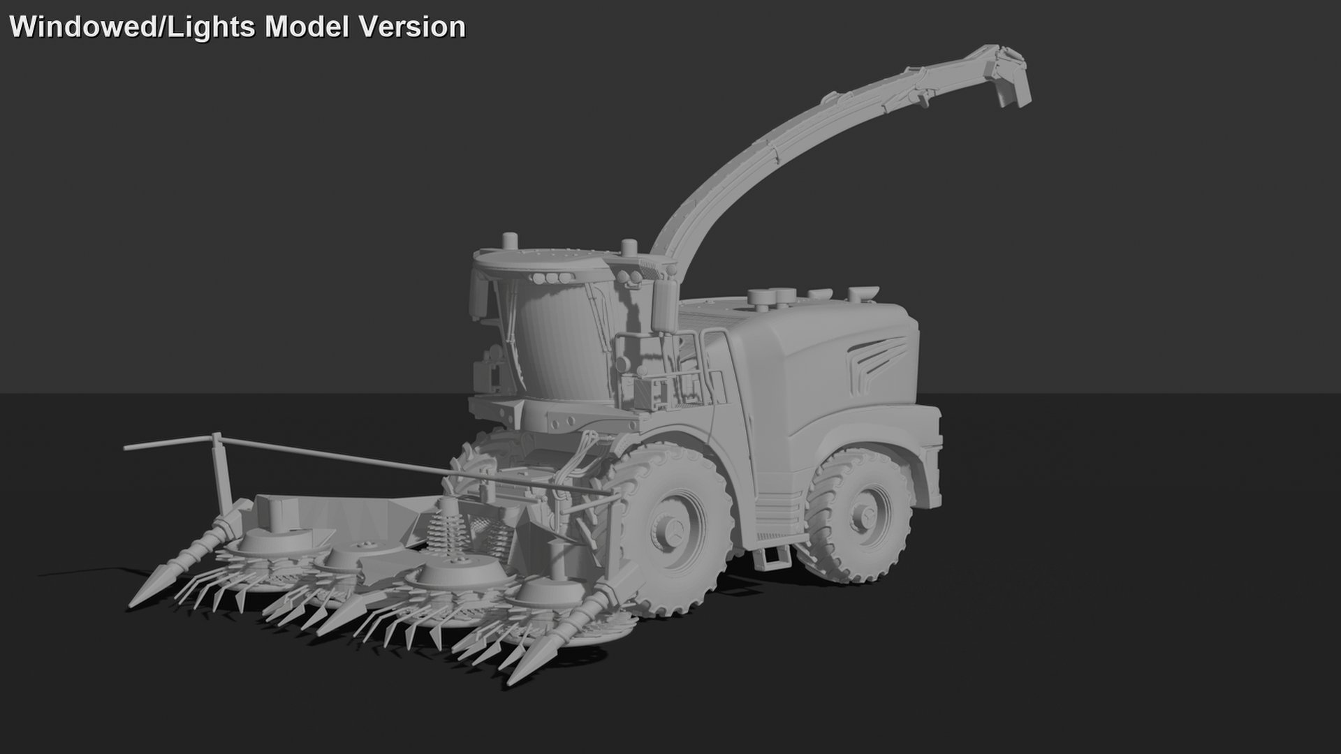 John Deere 8800i Forage Harvester STL 3D Print Model