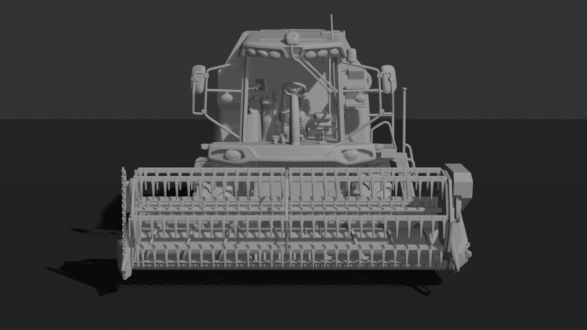 New Holland TC5.90 Combine Harvester STL 3D Print Model