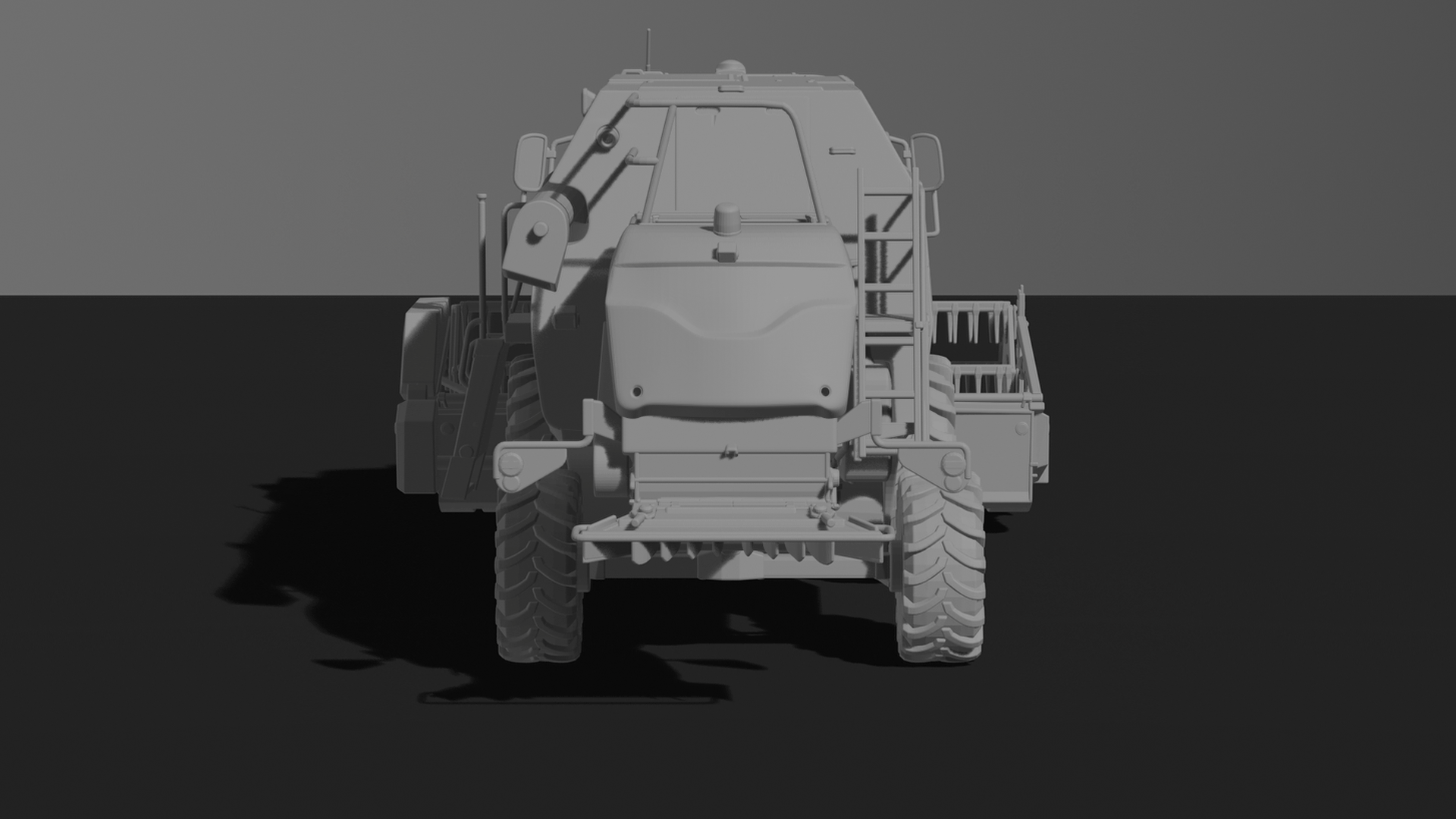 New Holland TC5.90 Combine Harvester STL 3D Print Model