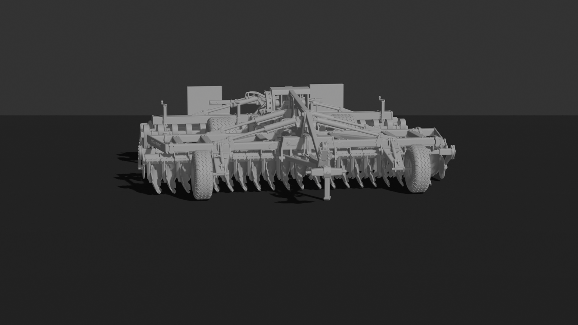 SSAM-Agro Terralux 500 Disc Harrow STL 3D Print Model