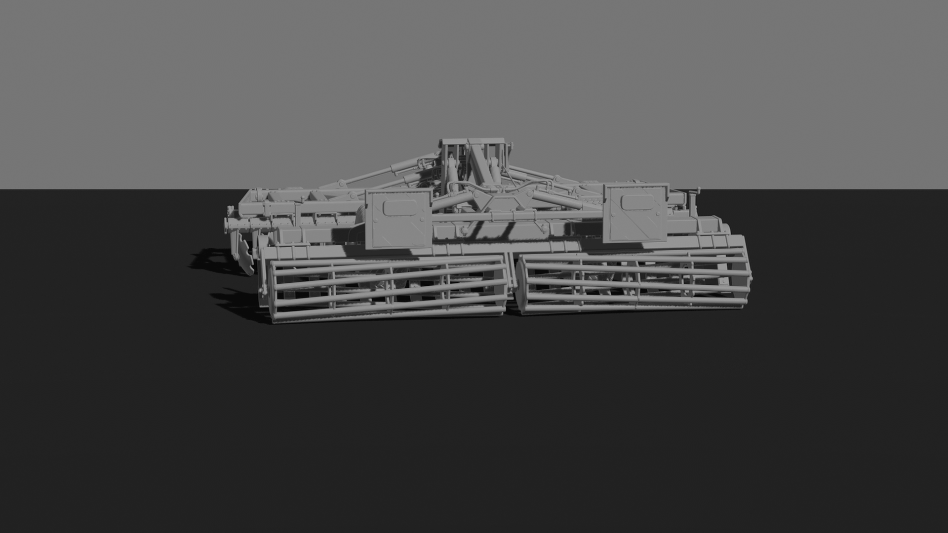 SSAM-Agro Terralux 500 Disc Harrow STL 3D Print Model