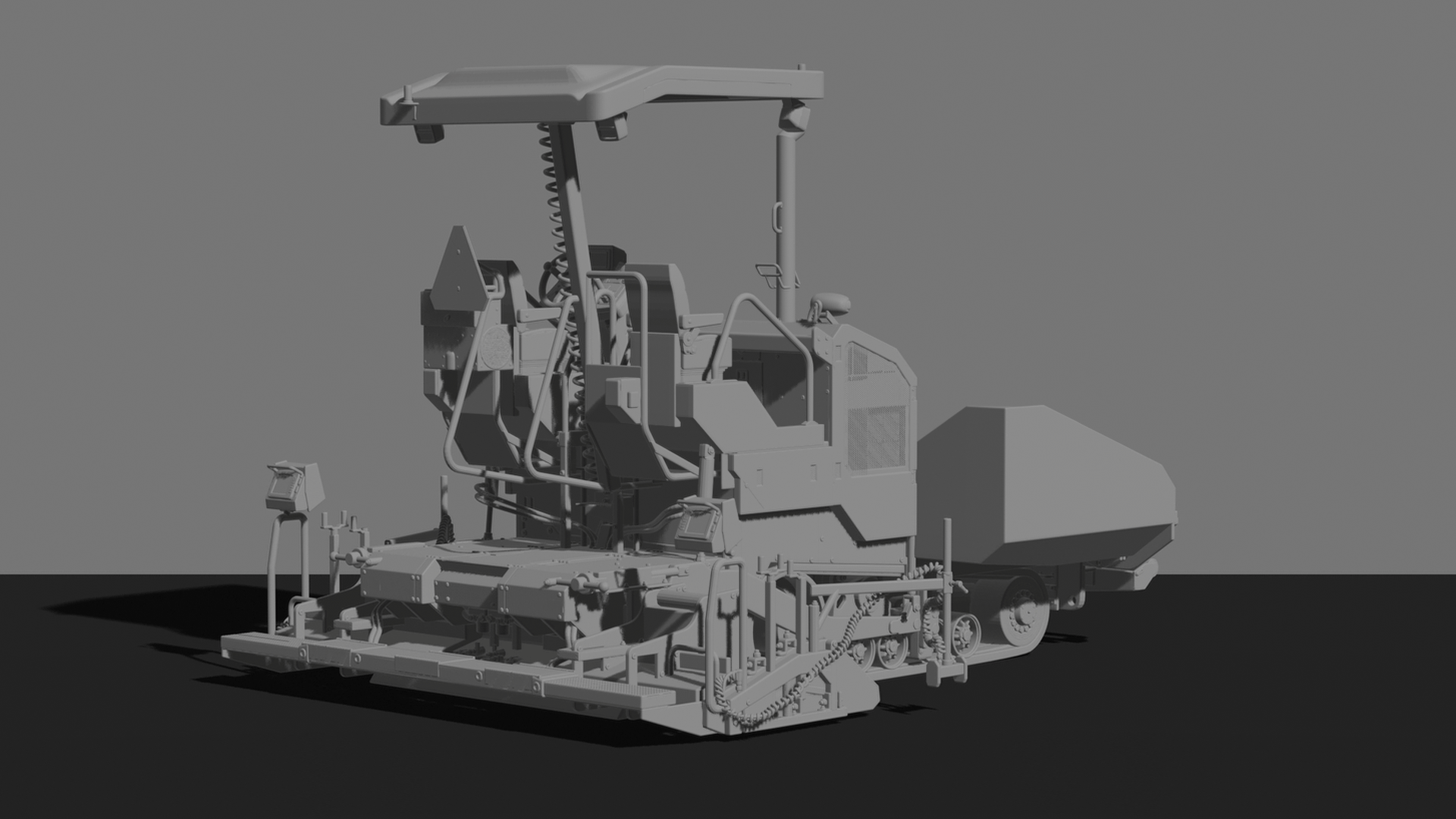 Volvo P7000 Asphalt Paver STL 3D Print Model