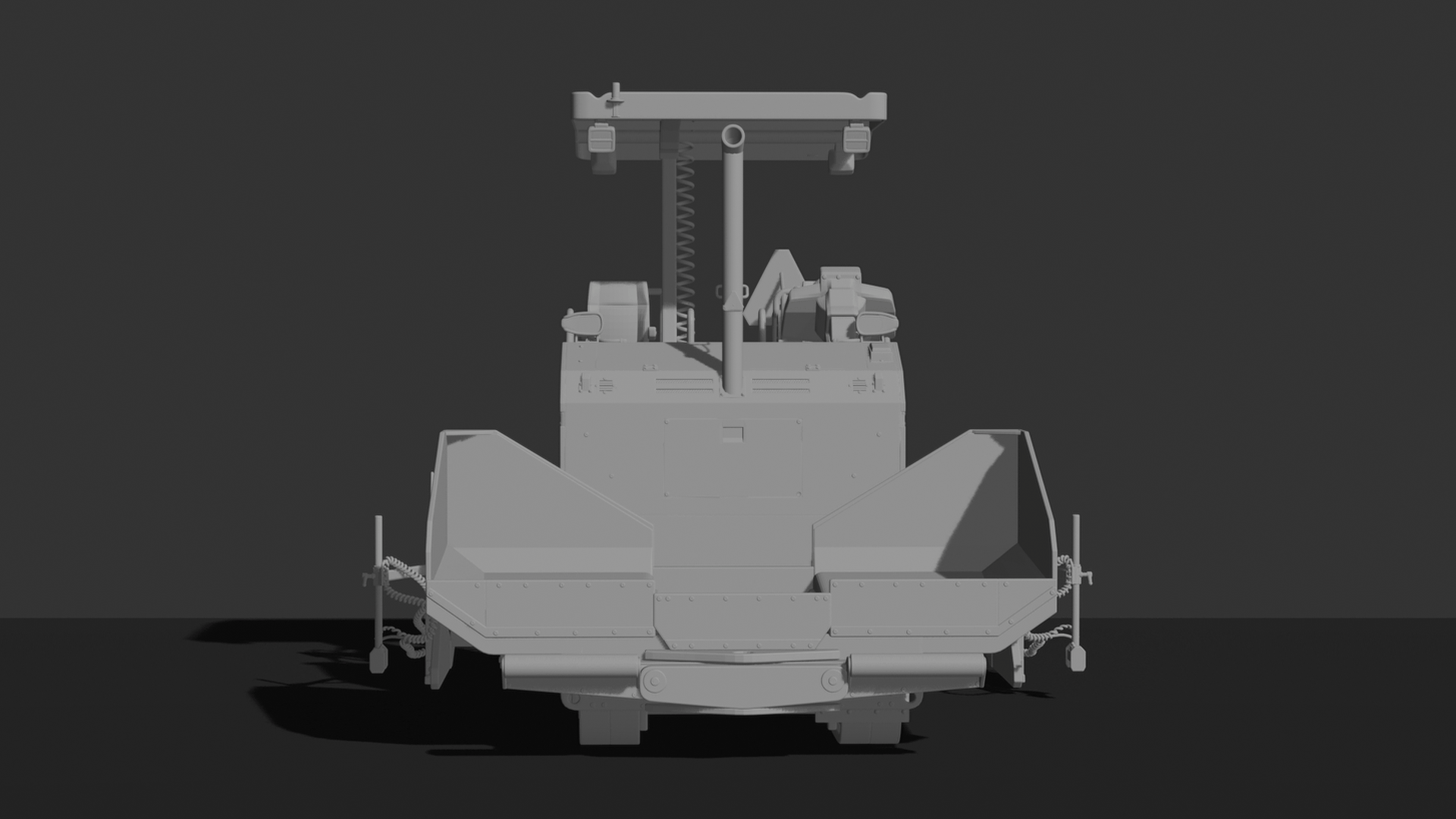Volvo P7000 Asphalt Paver STL 3D Print Model