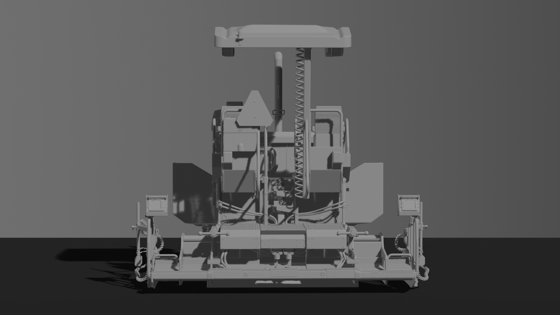 Volvo P7000 Asphalt Paver STL 3D Print Model