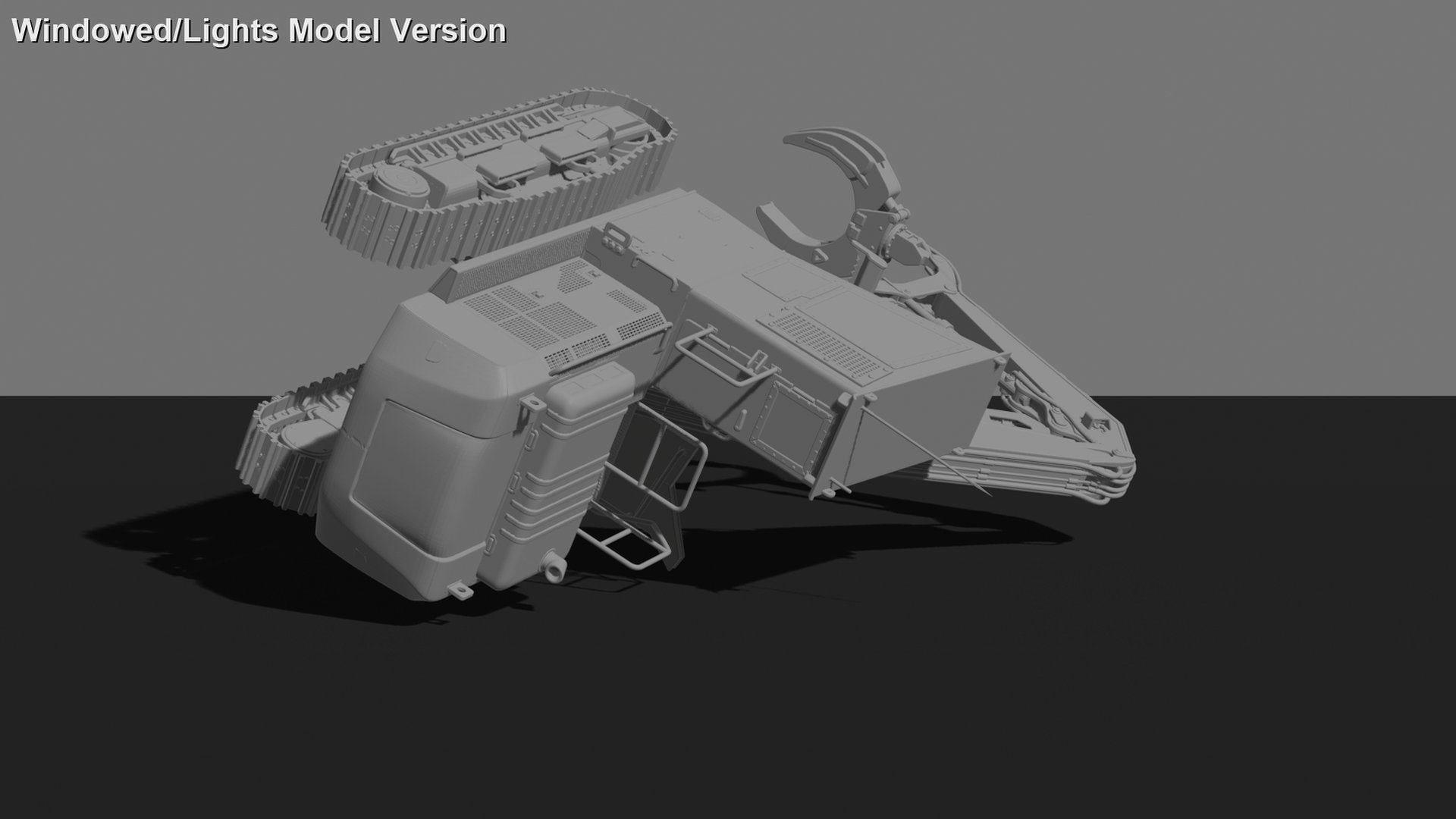 Tigercat 870C Tracked Feller Buncher STL 3D Print Model