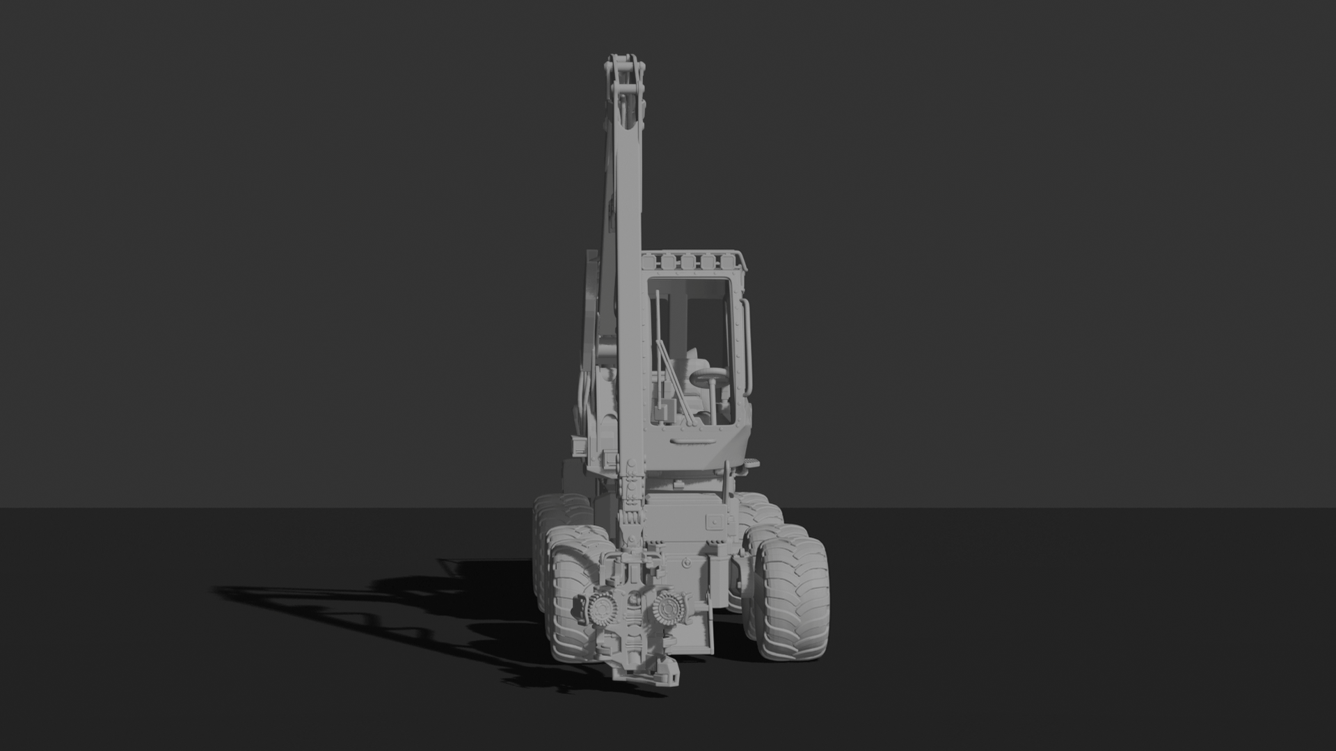 Ponsse Bear Forestry Harvester 8x8 STL 3D Print Model