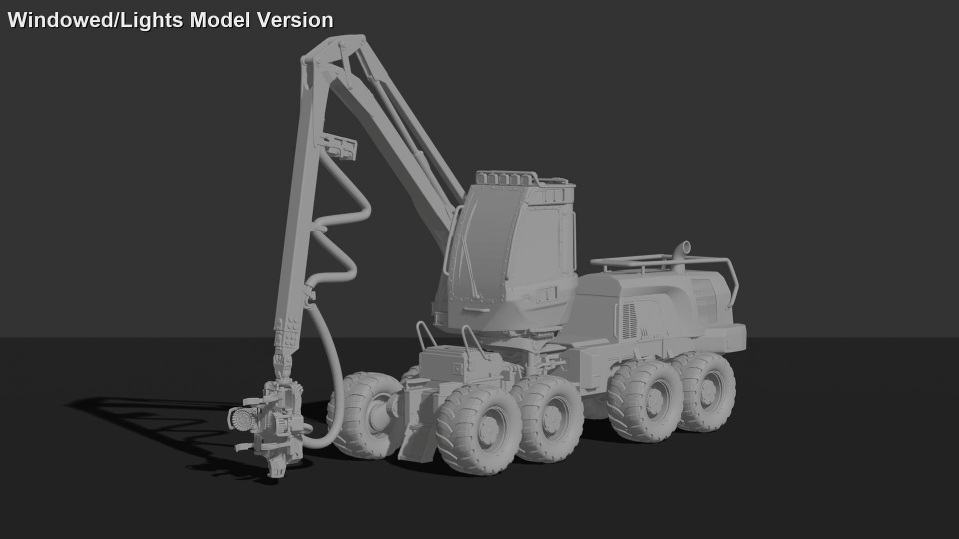 Ponsse Bear Forestry Harvester 8x8 STL 3D Print Model