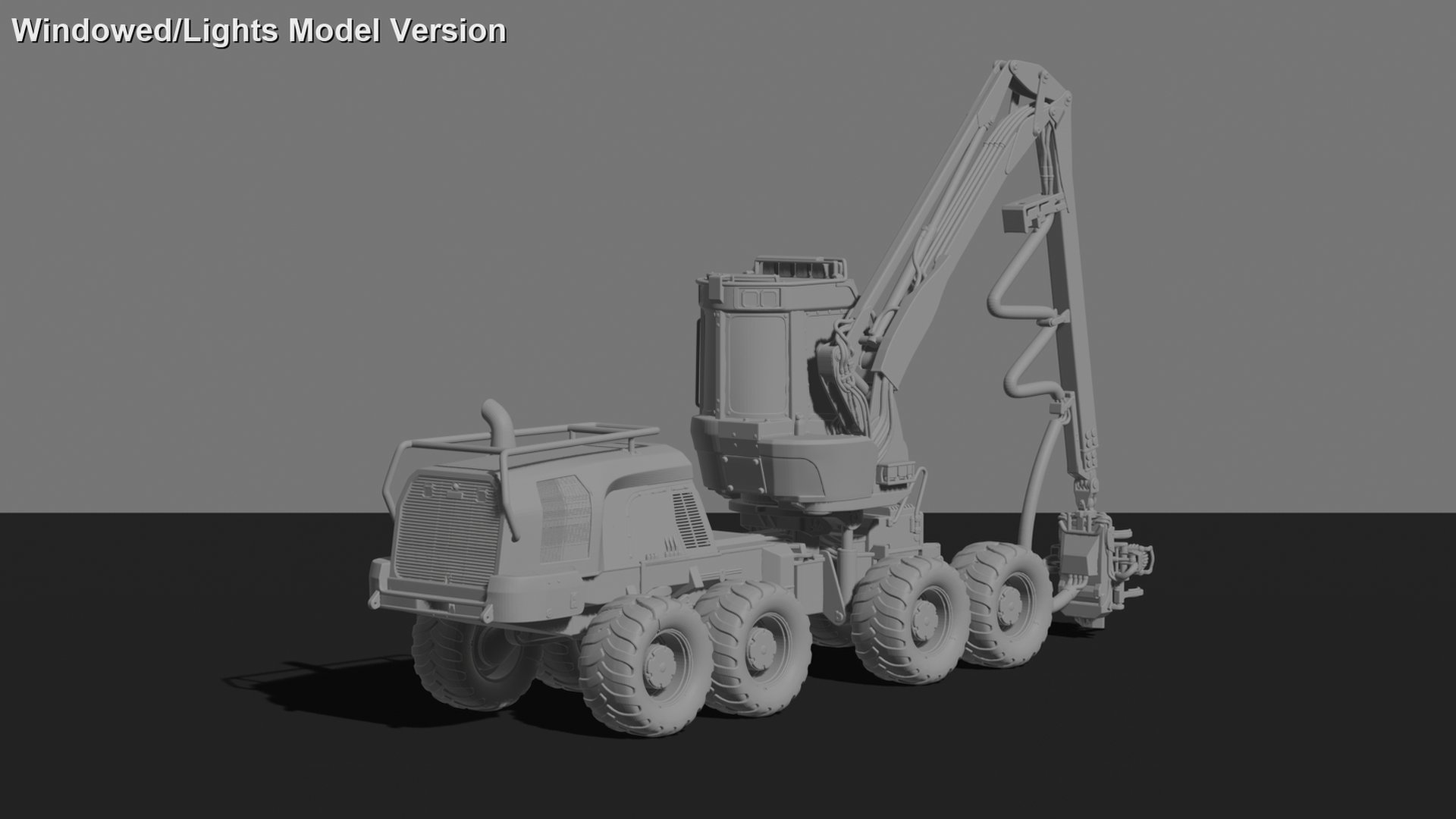Ponsse Bear Forestry Harvester 8x8 STL 3D Print Model