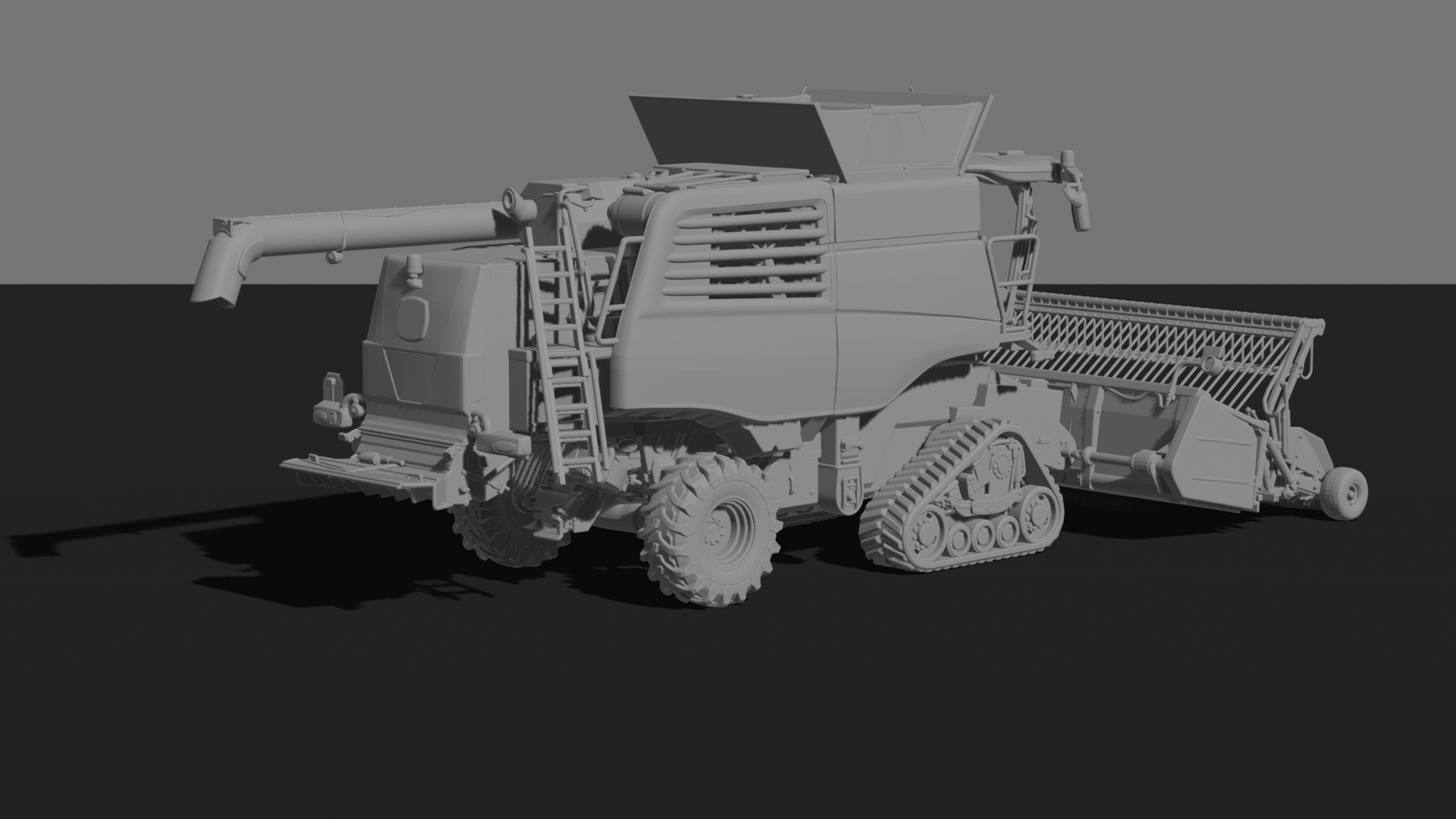 Fendt IDEAL 9T Combine Harvester STL 3D Print Model