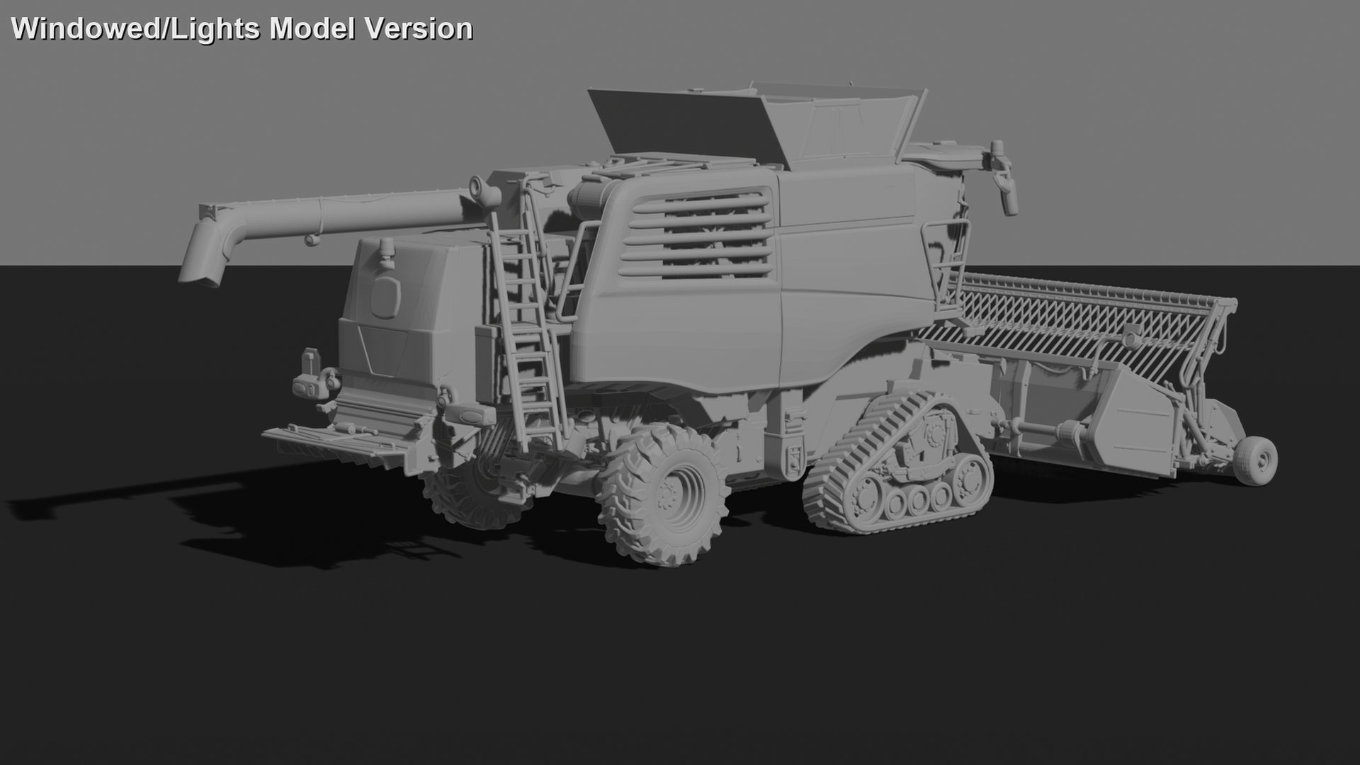 Fendt IDEAL 9T Combine Harvester STL 3D Print Model