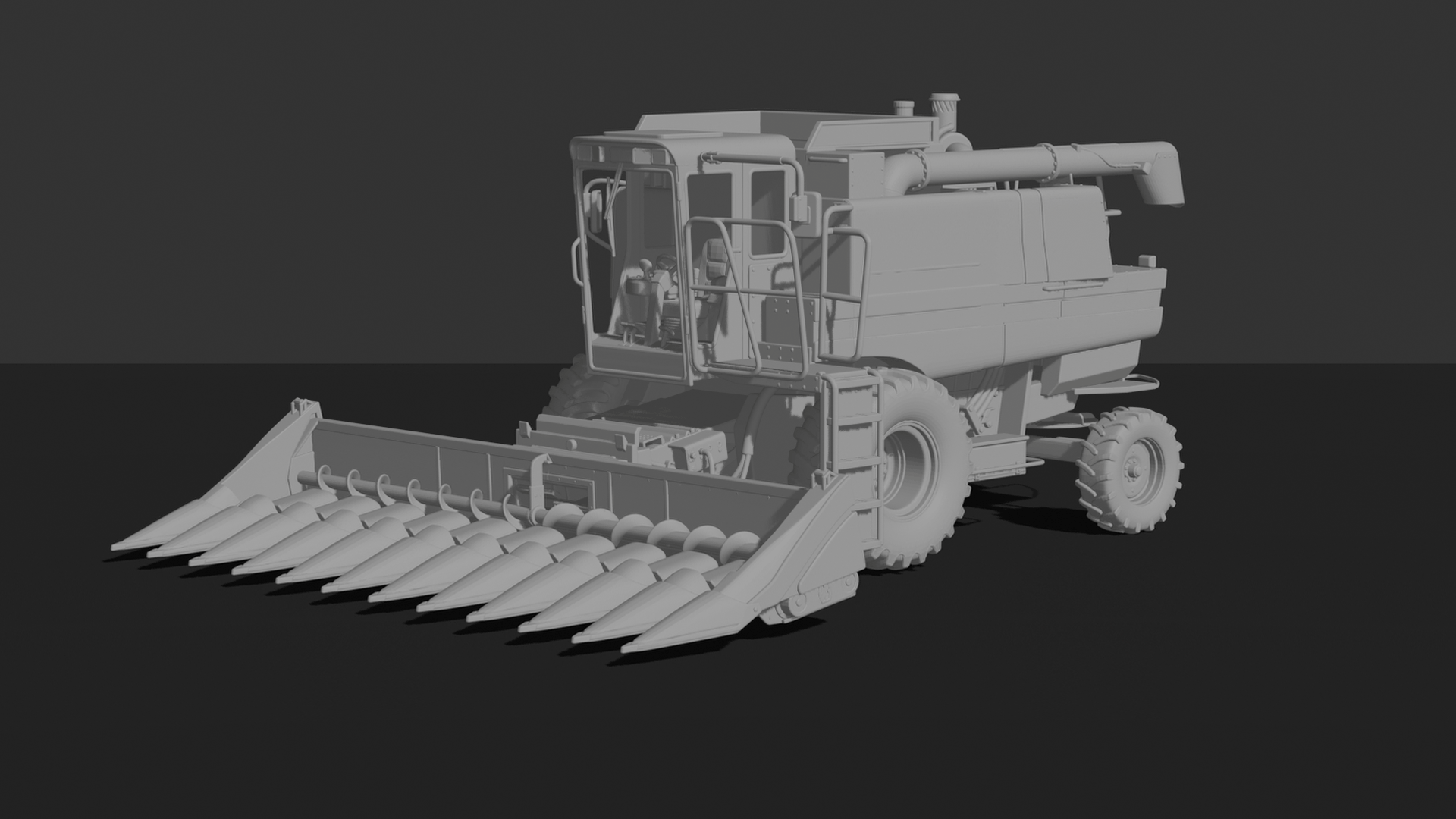 Rostselmash Torum 760 Combine Harvester STL 3D Print Model