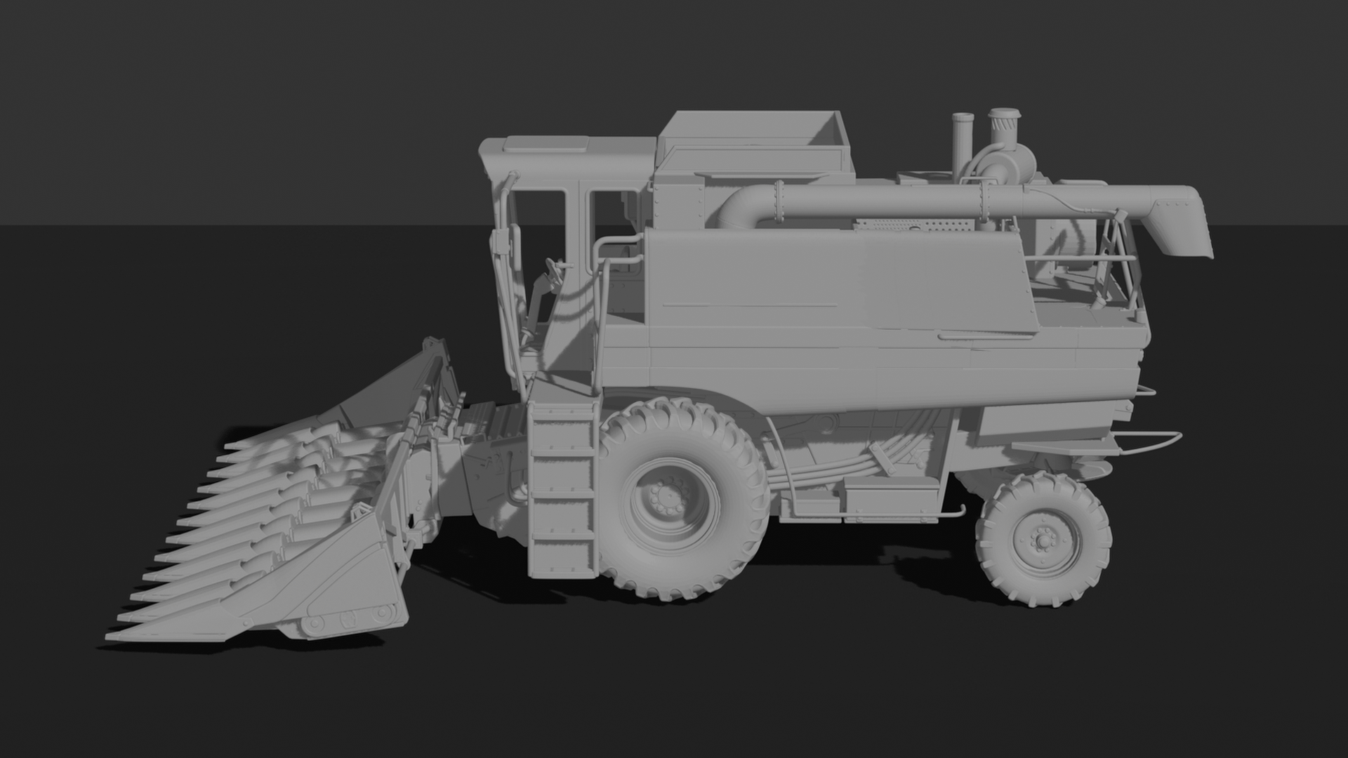 Rostselmash Torum 760 Combine Harvester STL 3D Print Model