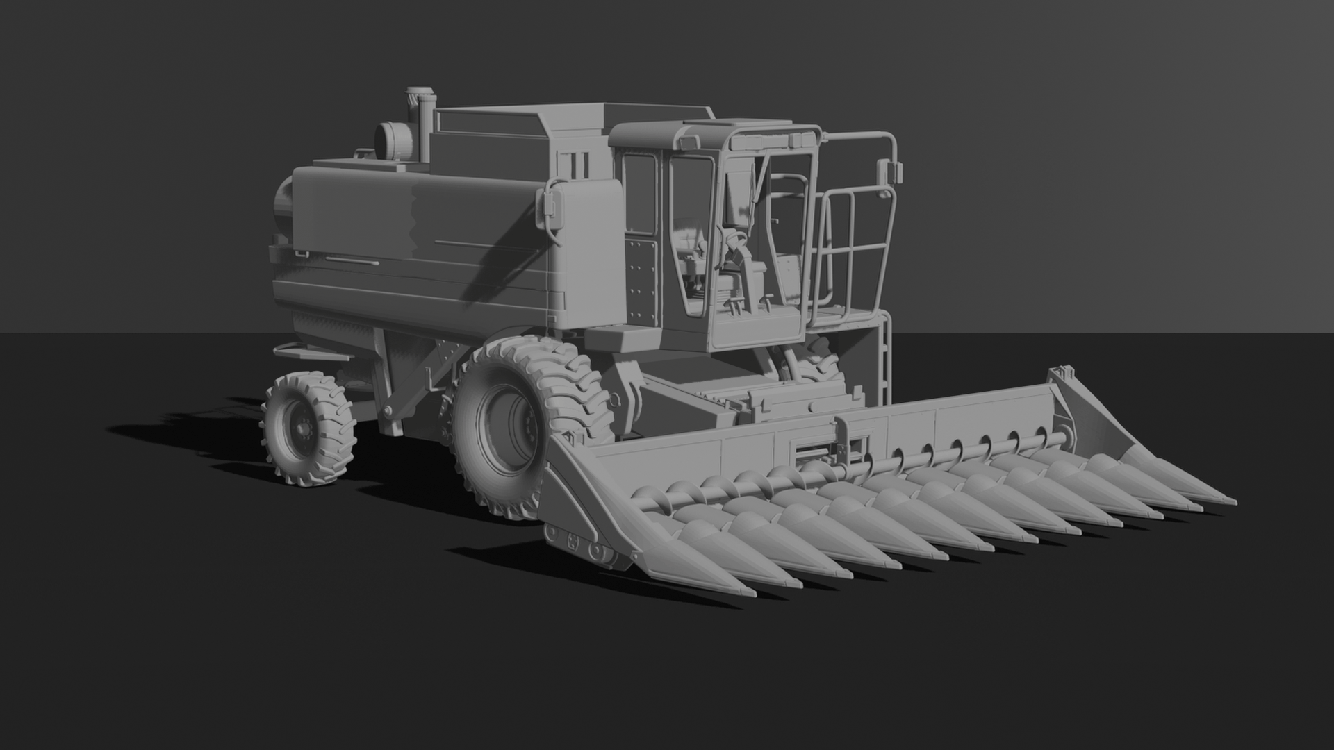 Rostselmash Torum 760 Combine Harvester STL 3D Print Model