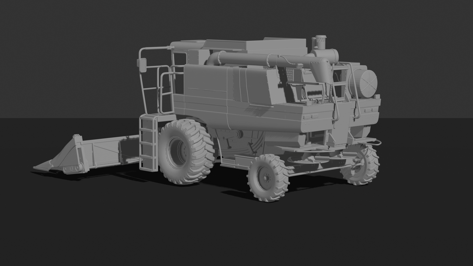 Rostselmash Torum 760 Combine Harvester STL 3D Print Model