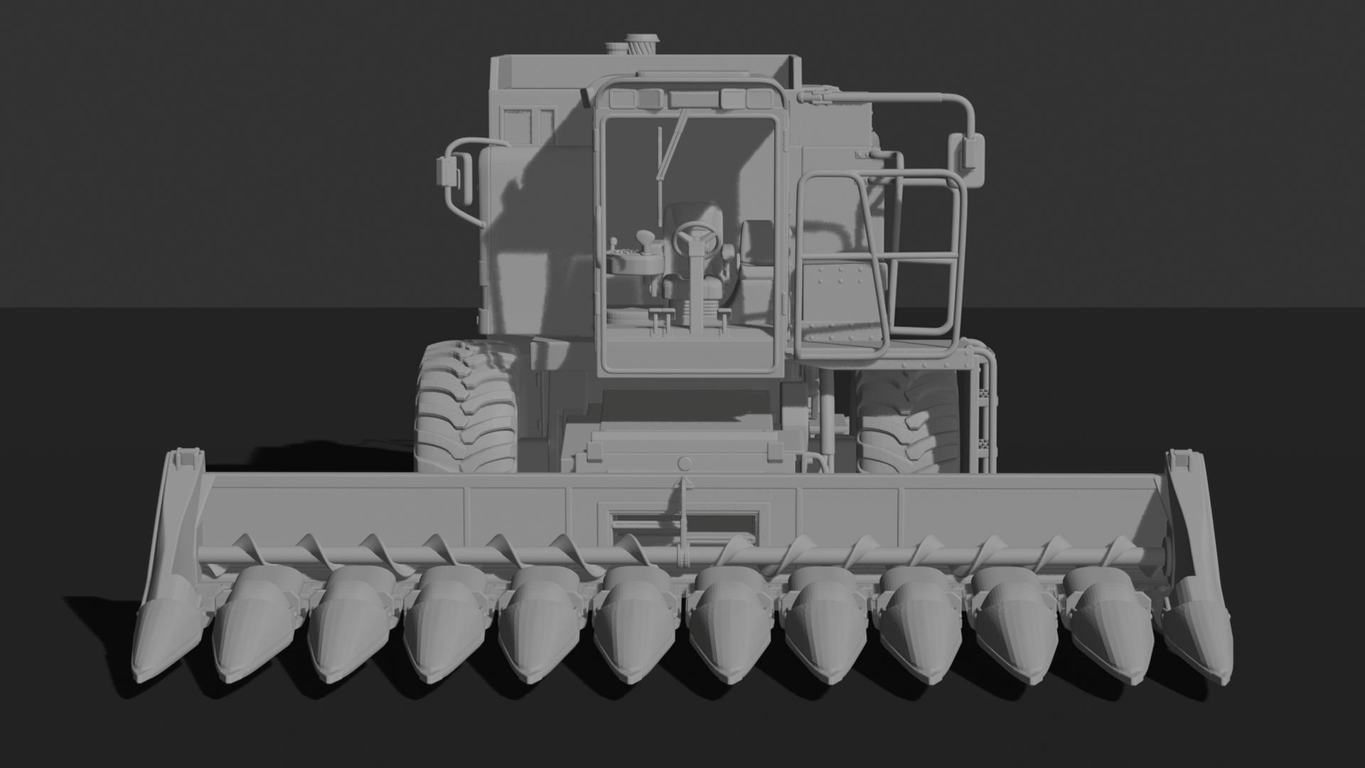 Rostselmash Torum 760 Combine Harvester STL 3D Print Model