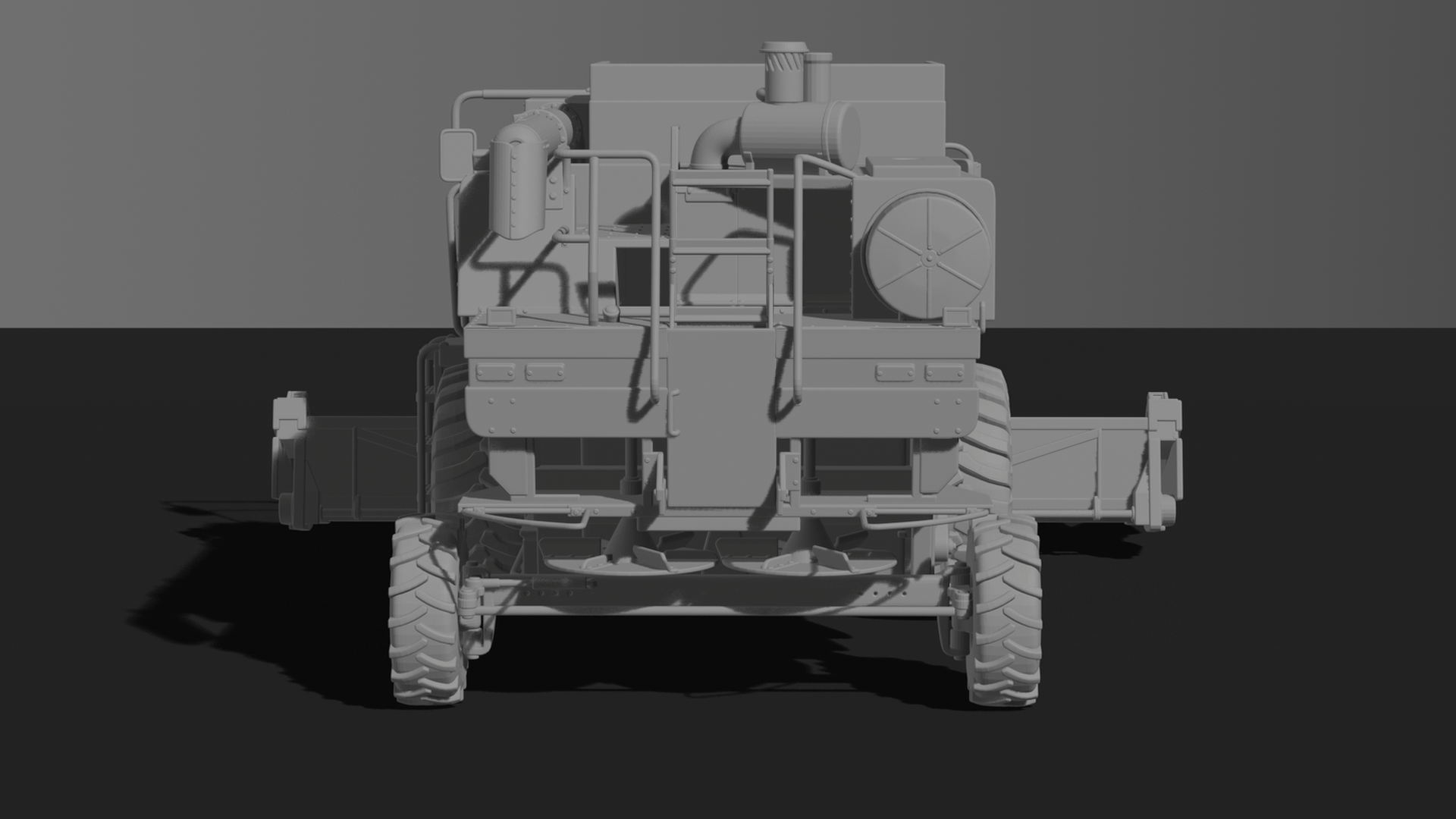Rostselmash Torum 760 Combine Harvester STL 3D Print Model