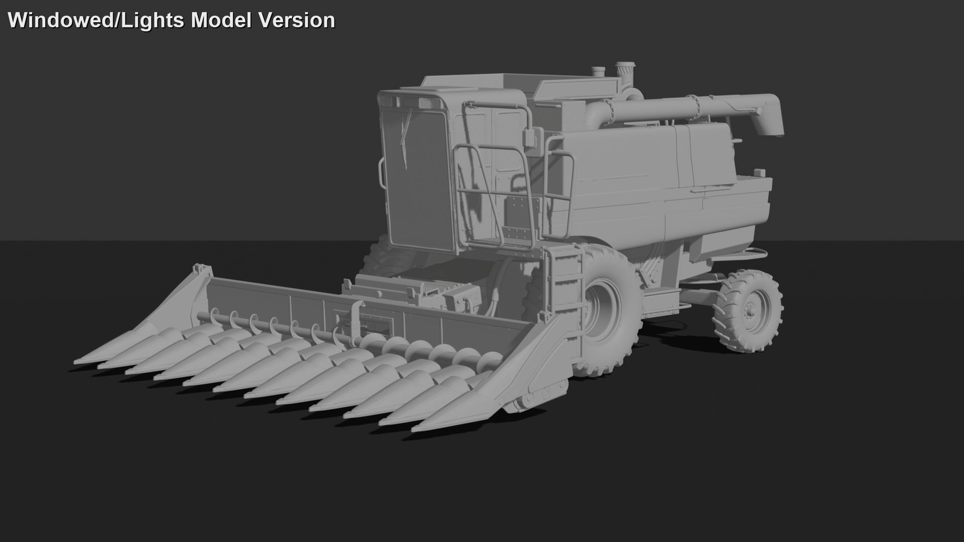 Rostselmash Torum 760 Combine Harvester STL 3D Print Model