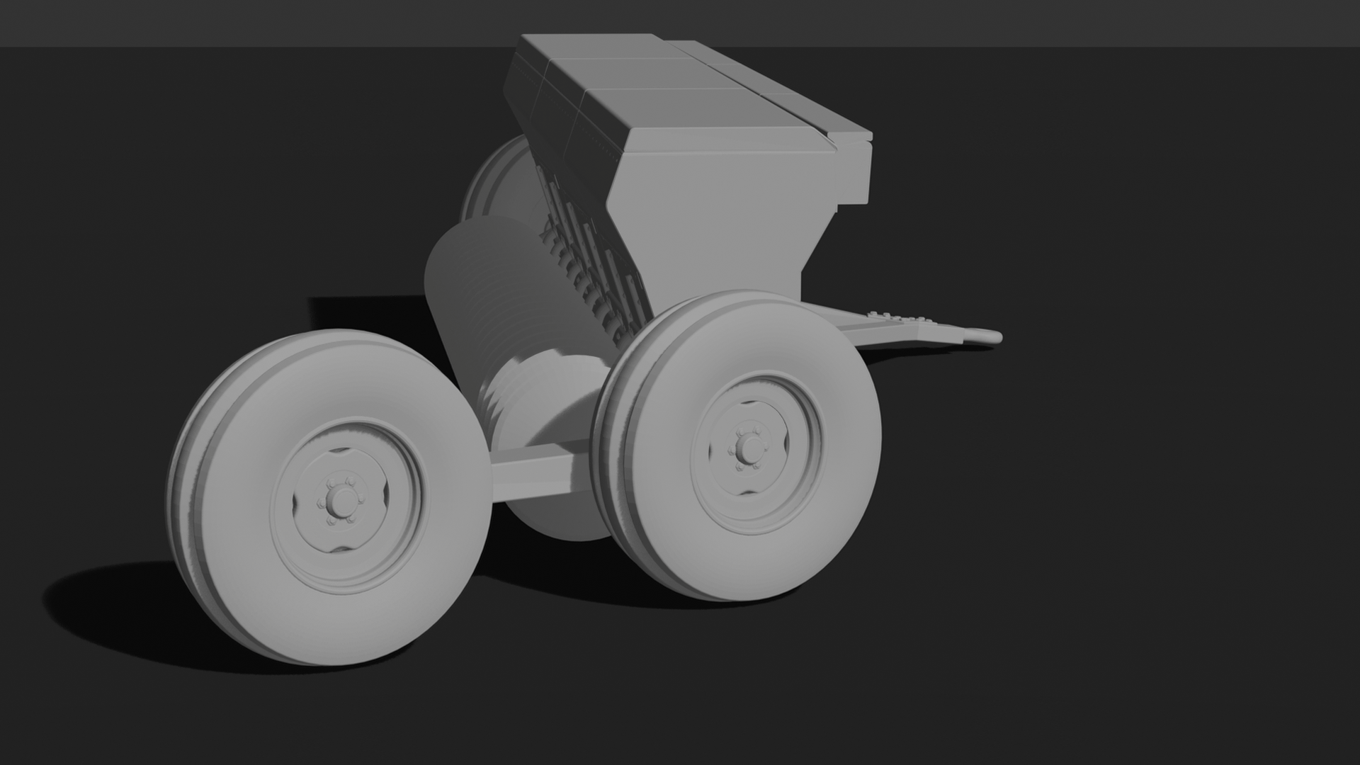 Tow-Behind Seed Drill Planter STL 3D Print Model