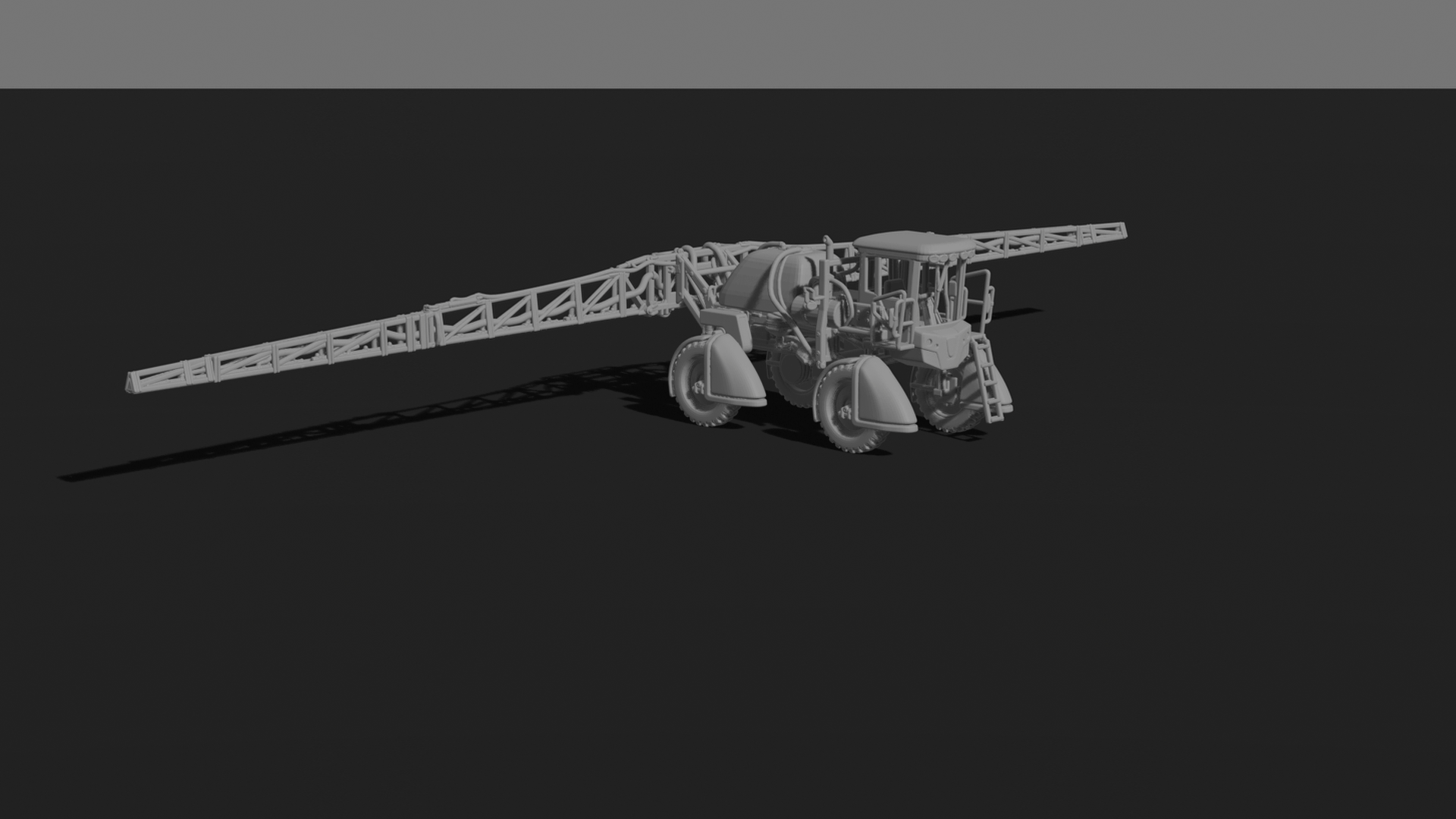 RoGator RG1300 Boom Sprayer STL 3D Print Model