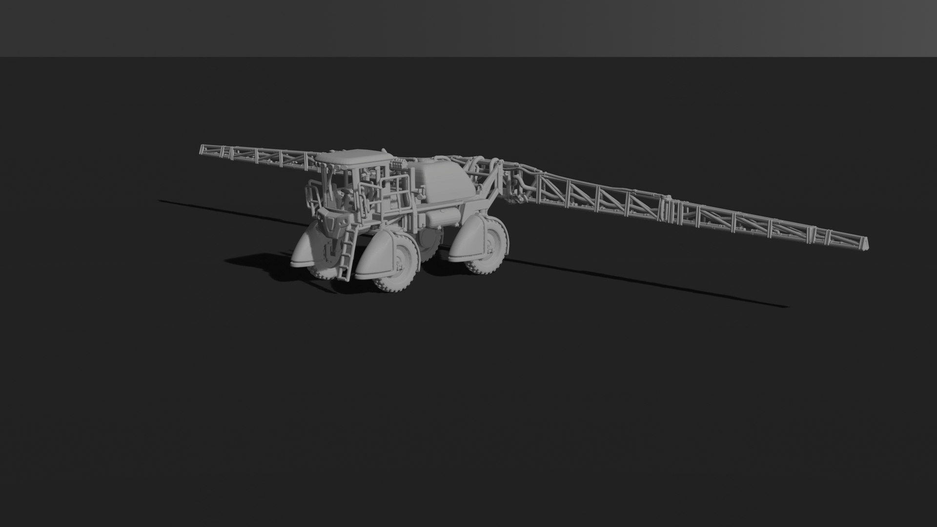 RoGator RG1300 Boom Sprayer STL 3D Print Model
