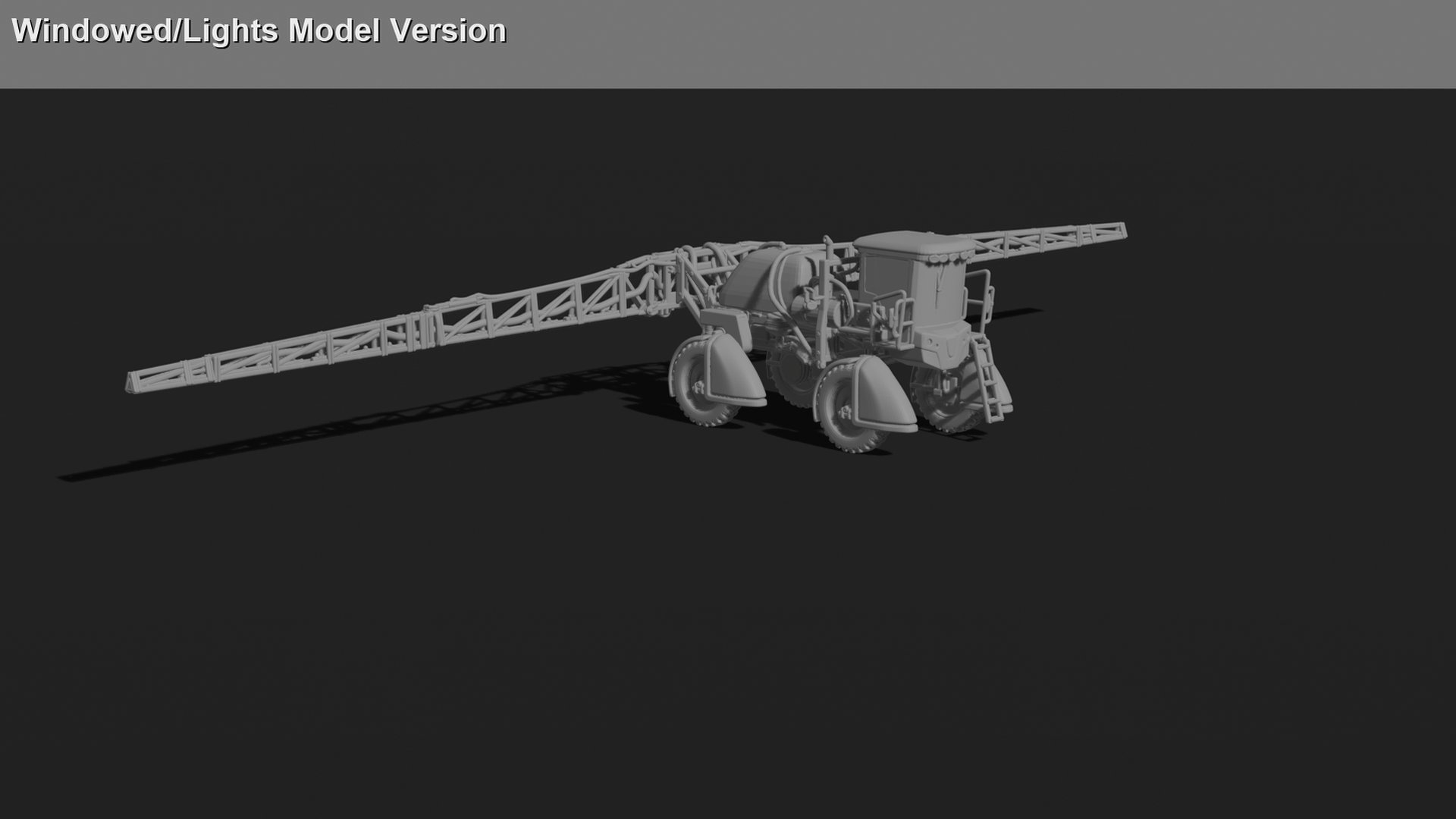 RoGator RG1300 Boom Sprayer STL 3D Print Model