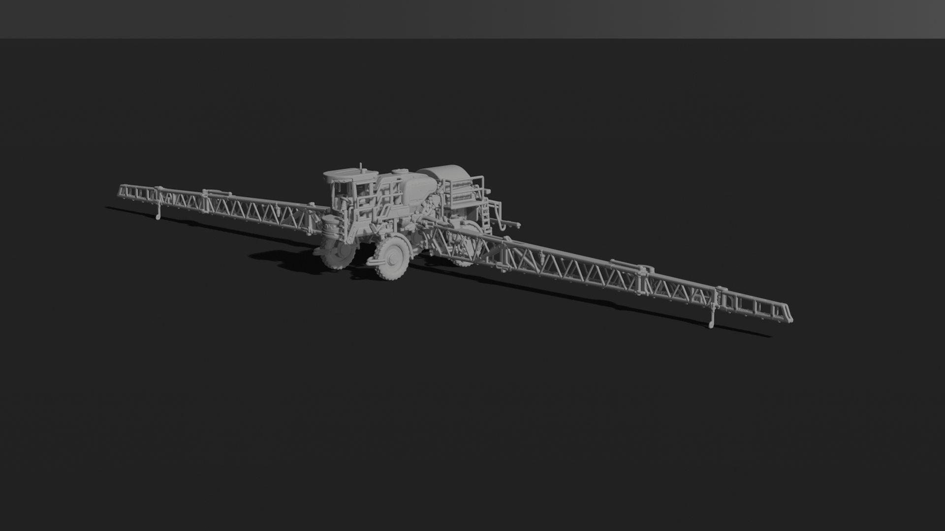 RoGator RG1300 Sprayer Spreader STL 3D Print Model