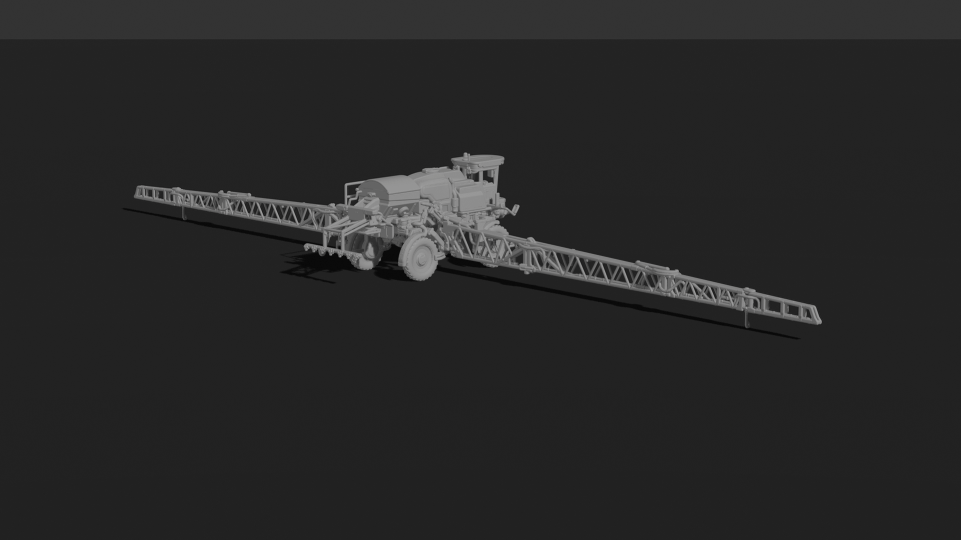 RoGator RG1300 Sprayer Spreader STL 3D Print Model