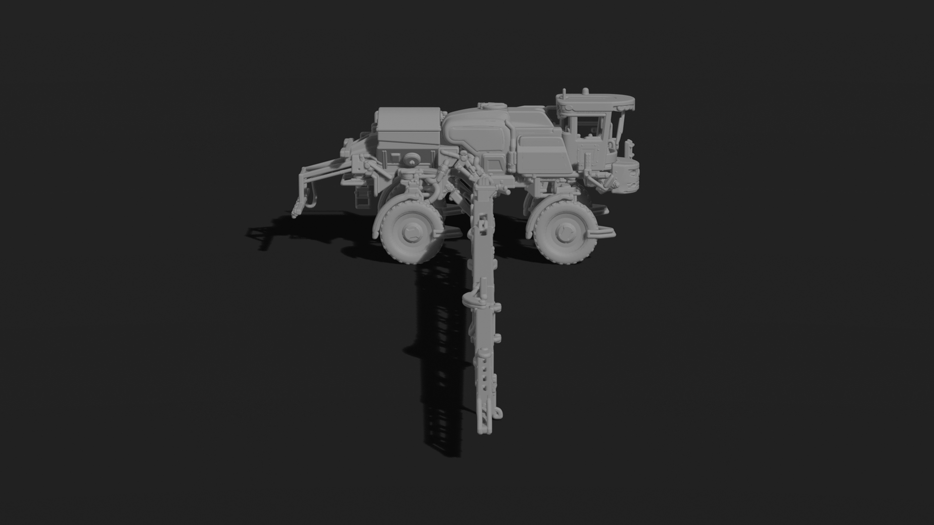RoGator RG1300 Sprayer Spreader STL 3D Print Model