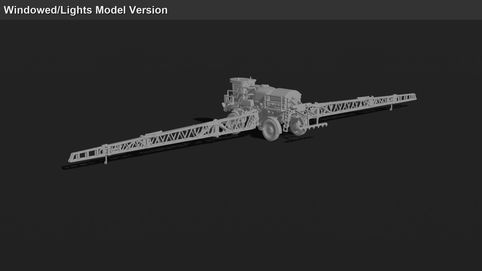 RoGator RG1300 Sprayer Spreader STL 3D Print Model