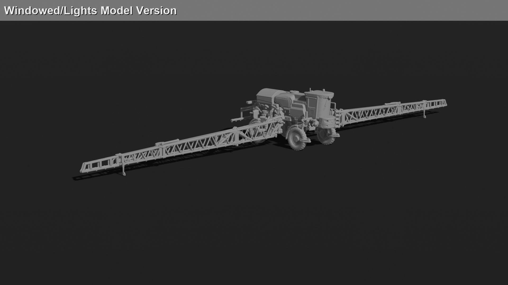 RoGator RG1300 Sprayer Spreader STL 3D Print Model