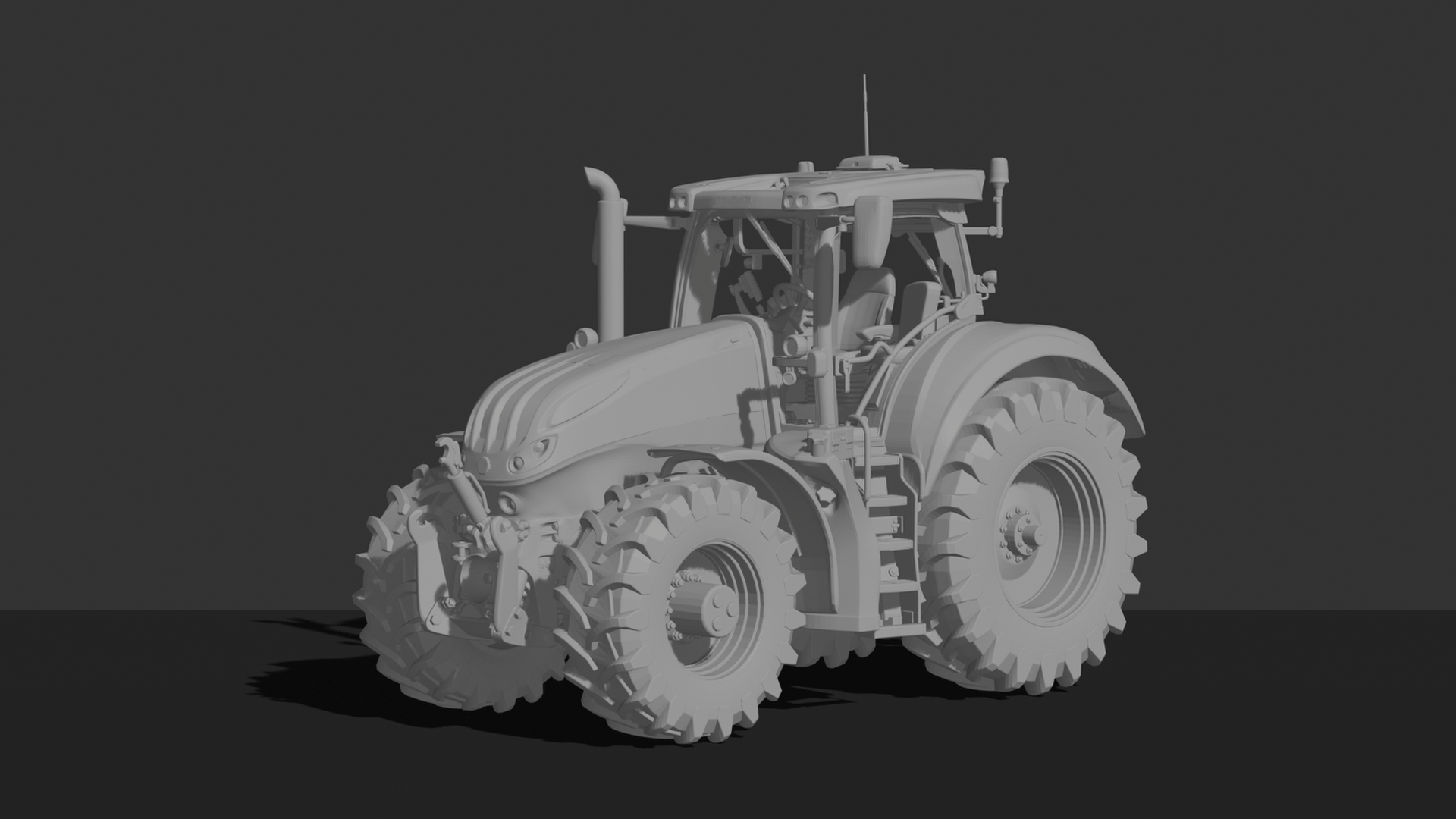 Steyr Terrus CVT Tractor STL 3D Print Model