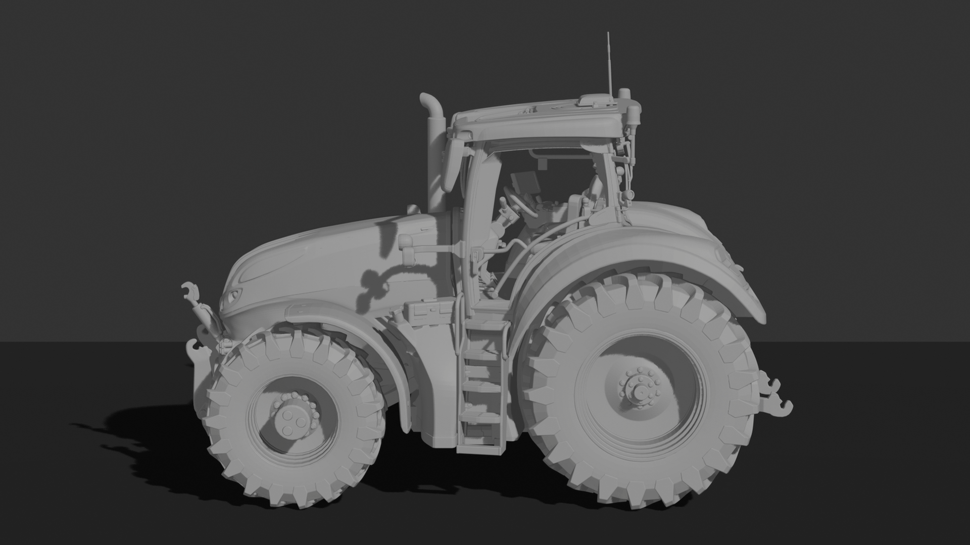 Steyr Terrus CVT Tractor STL 3D Print Model