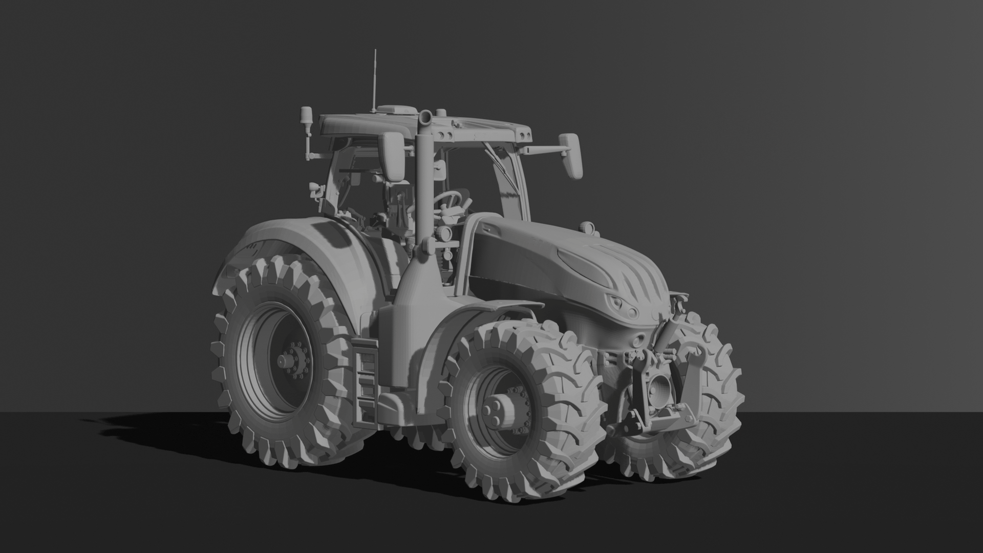 Steyr Terrus CVT Tractor STL 3D Print Model