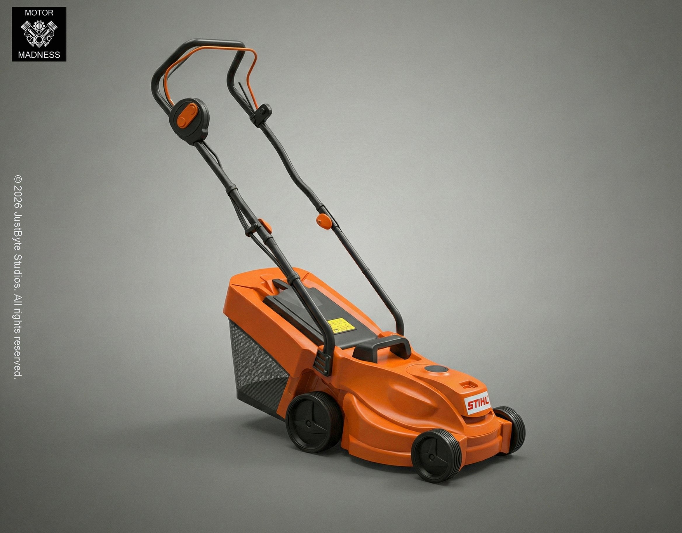 Stihl RMA 235 Lawn Mower STL 3D Print Model