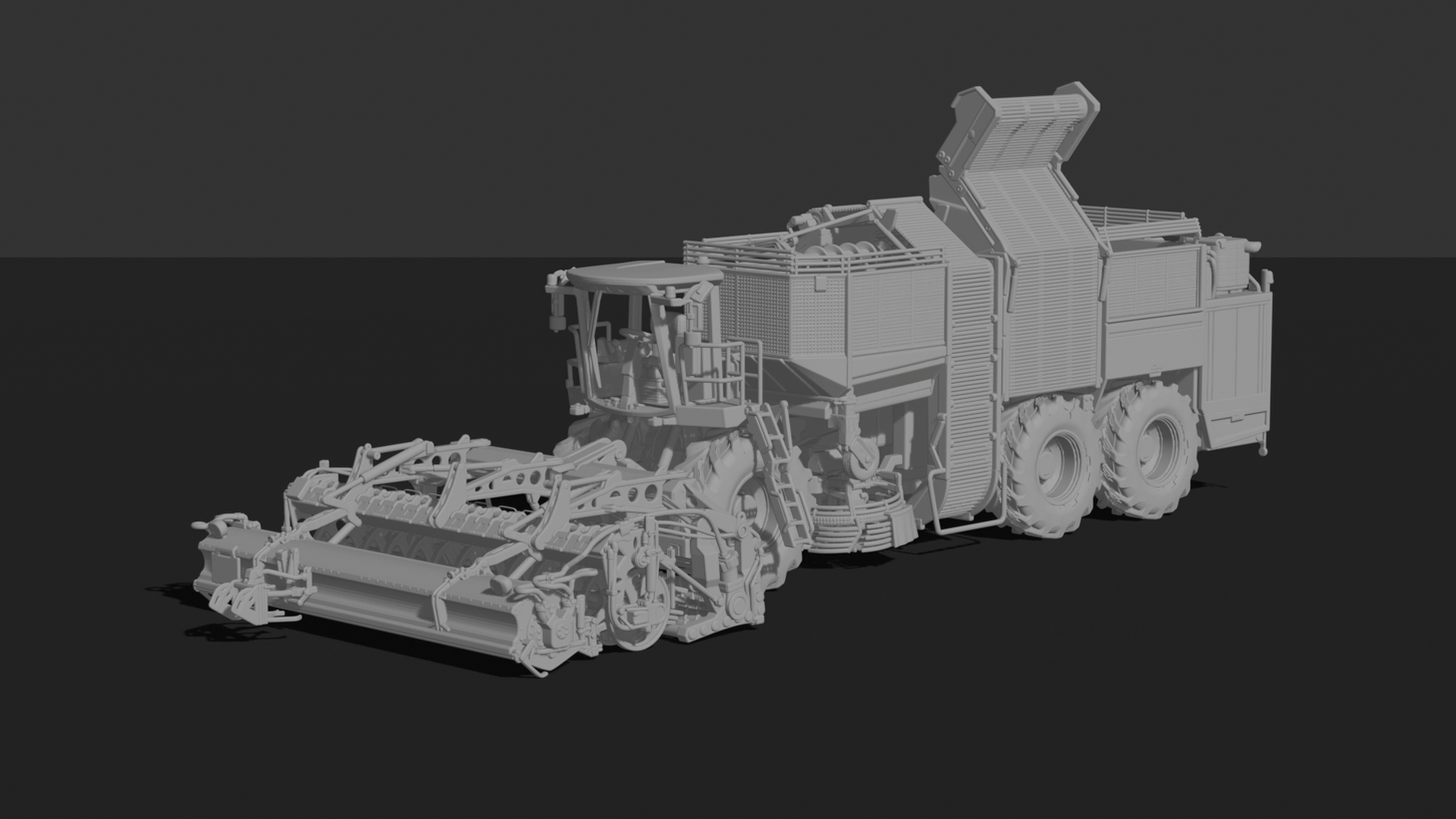 Holmer Terra Dos T4-40 Beet Harvester STL 3D Print Model