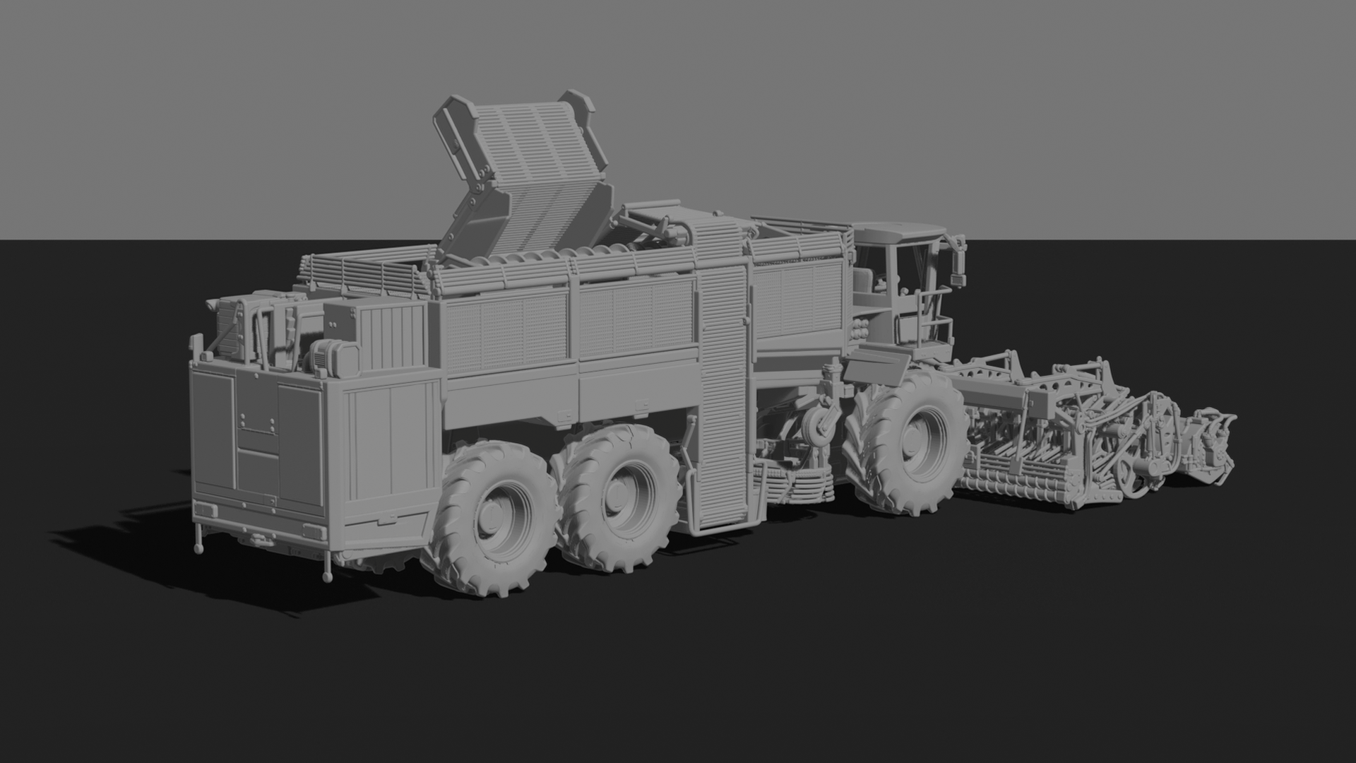 Holmer Terra Dos T4-40 Beet Harvester STL 3D Print Model