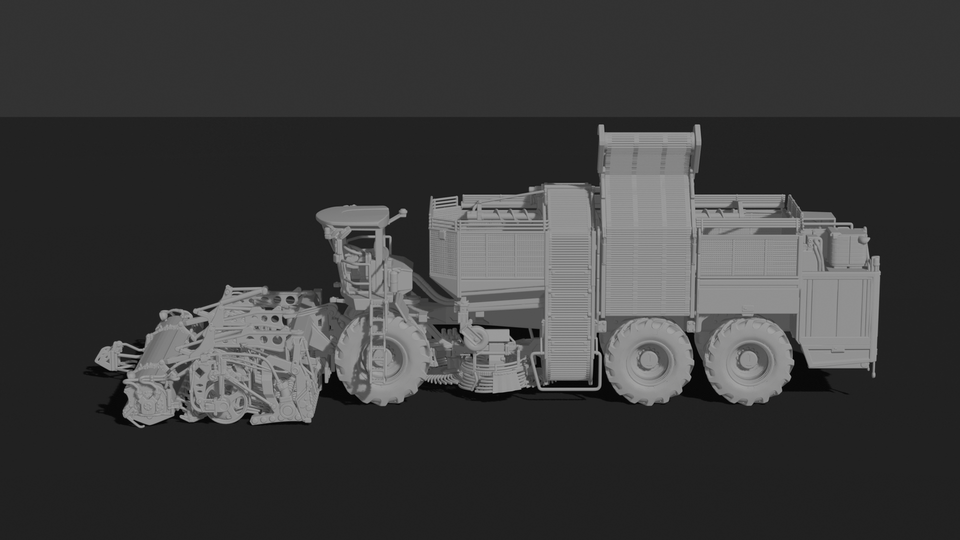 Holmer Terra Dos T4-40 Beet Harvester STL 3D Print Model