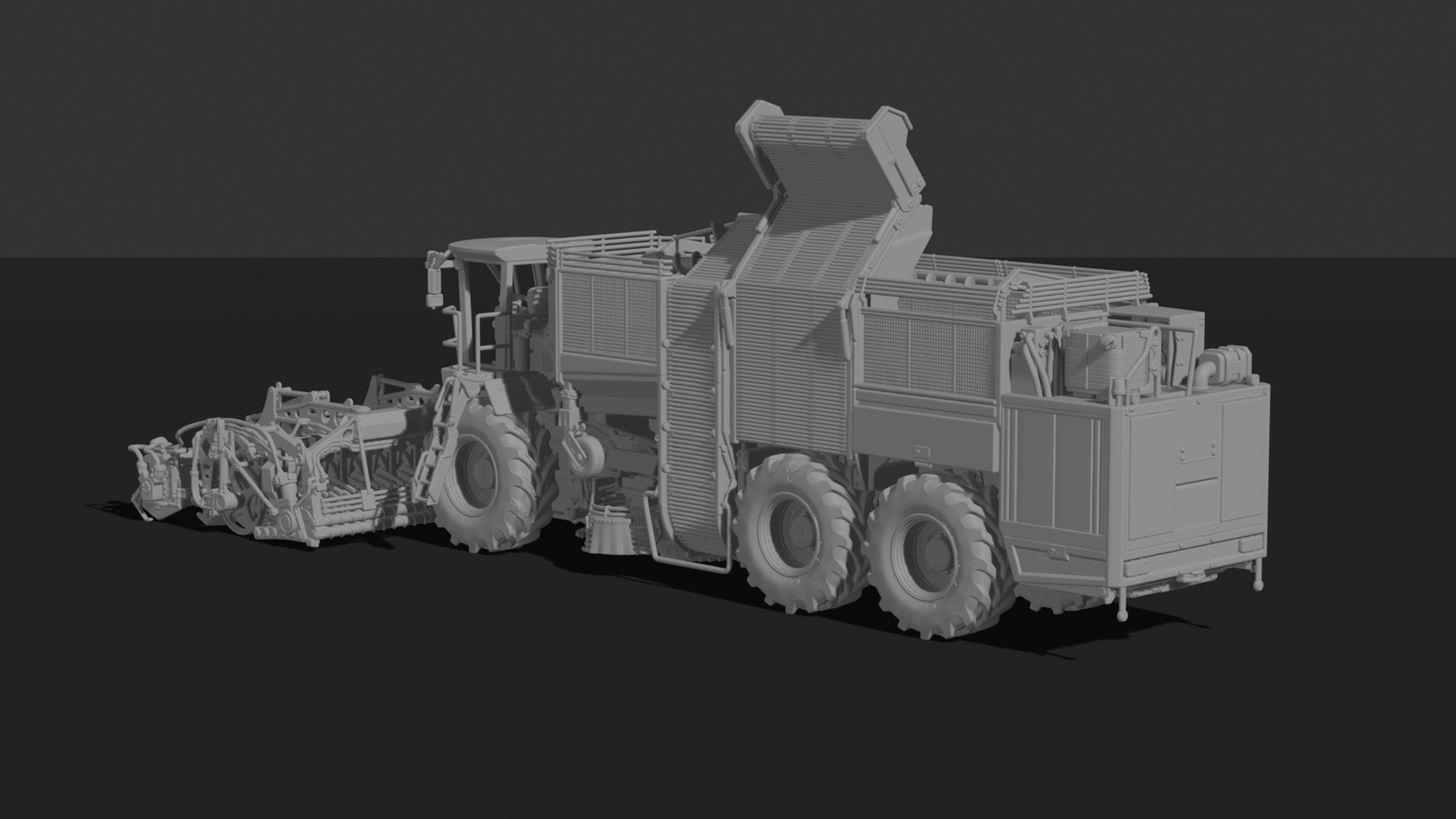 Holmer Terra Dos T4-40 Beet Harvester STL 3D Print Model