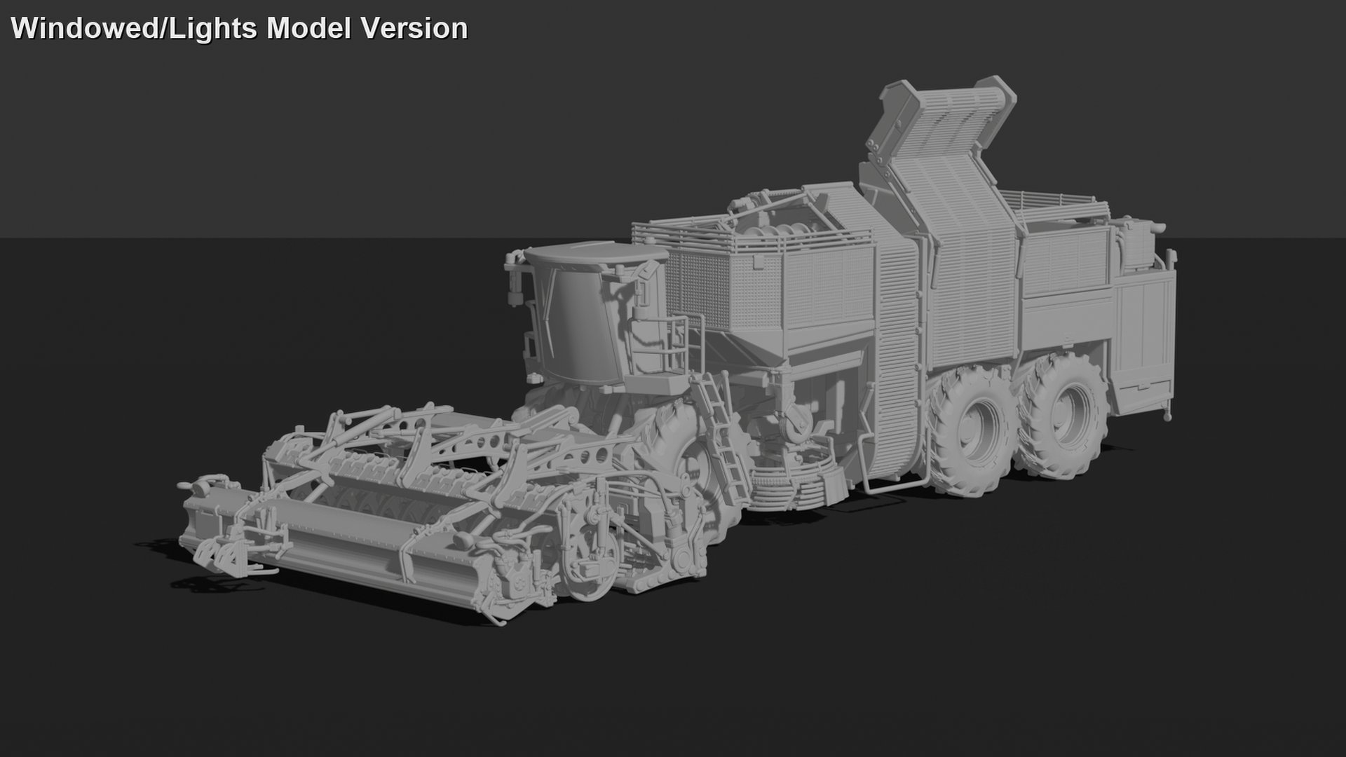 Holmer Terra Dos T4-40 Beet Harvester STL 3D Print Model