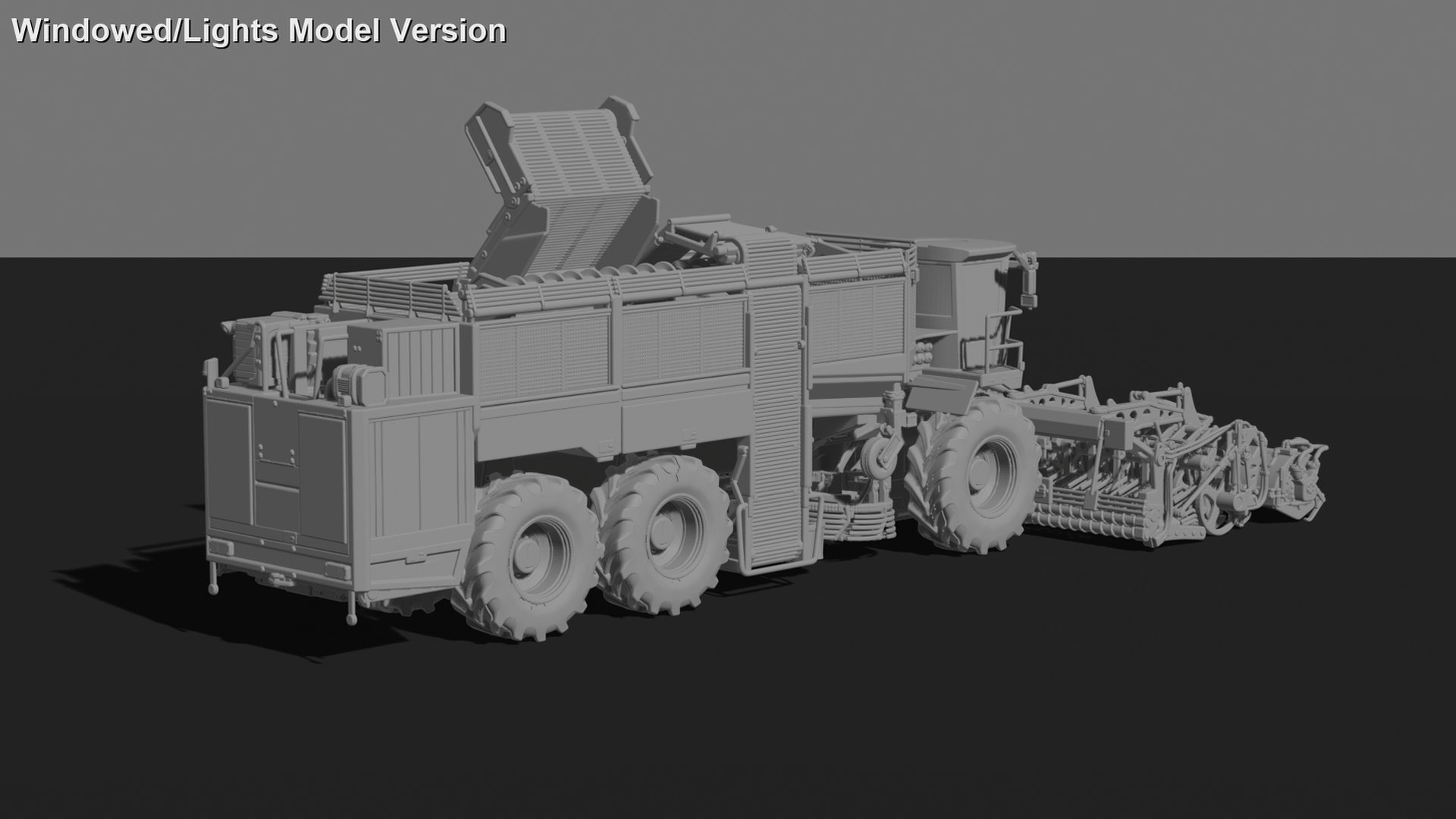 Holmer Terra Dos T4-40 Beet Harvester STL 3D Print Model