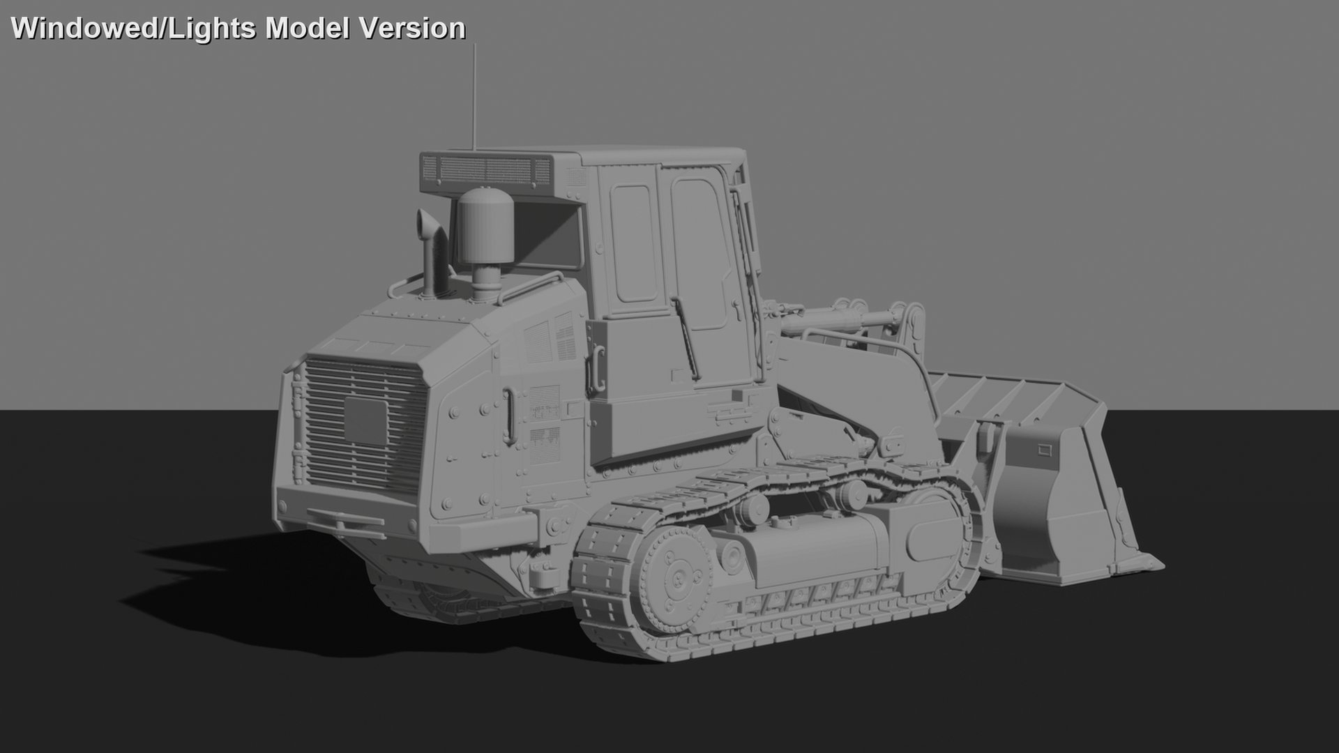 Caterpillar 963 Track Loader STL 3D Print Model