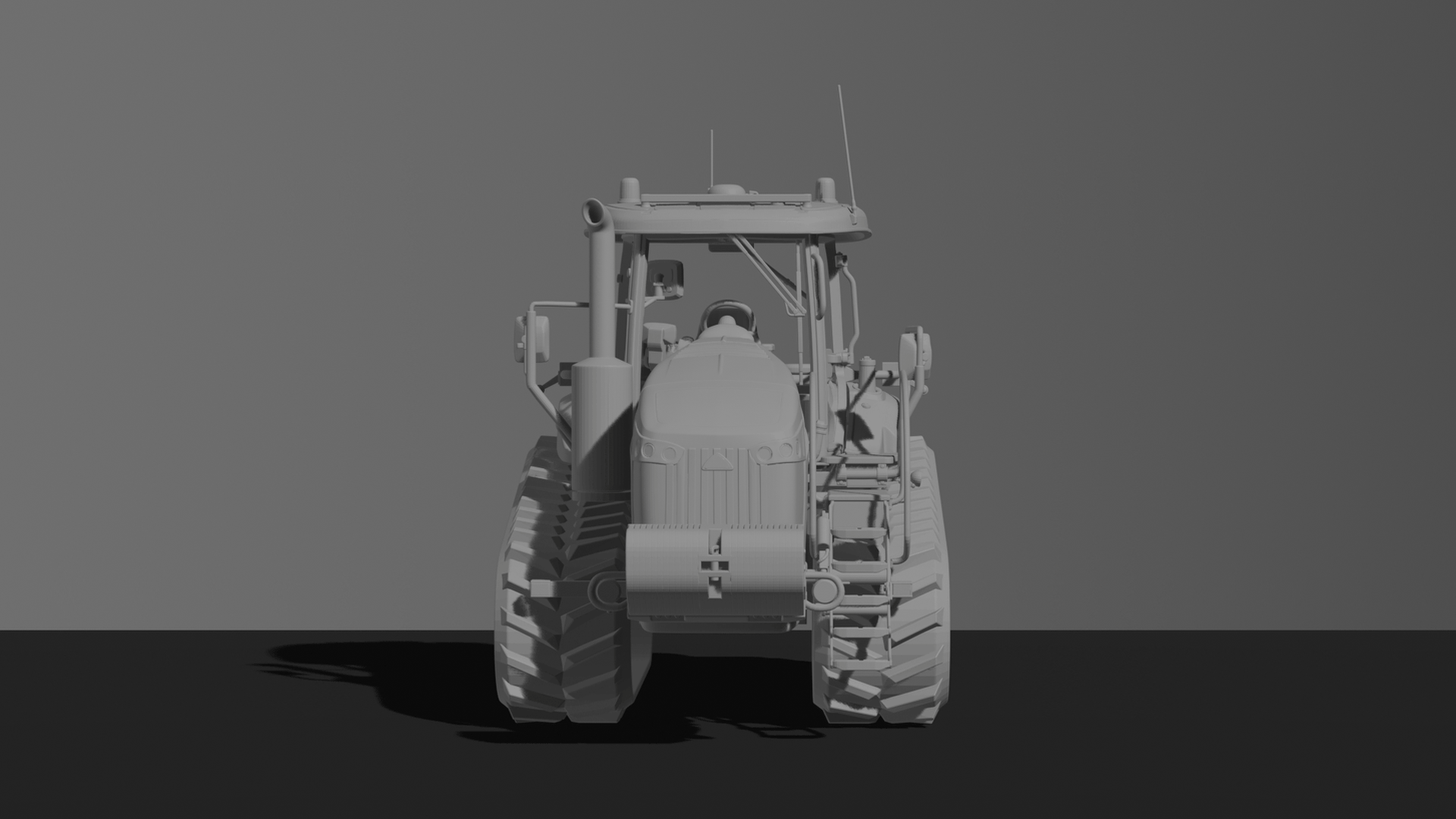 Challenger MT800 Track Tractor STL 3D Print Model