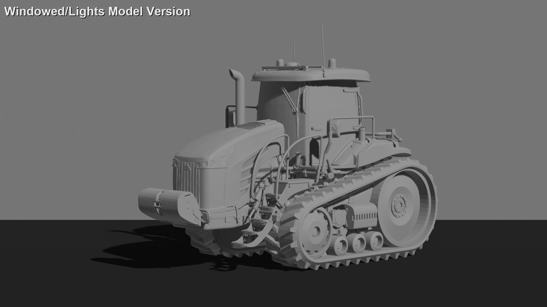 Challenger MT800 Track Tractor STL 3D Print Model