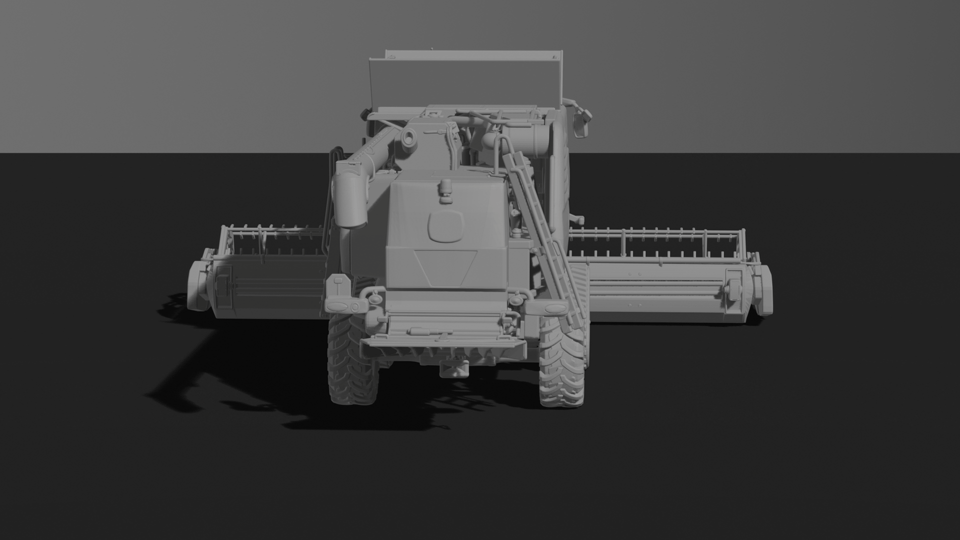 Fendt IDEAL 10T Tracked Combine Harvester STL 3D Print Model