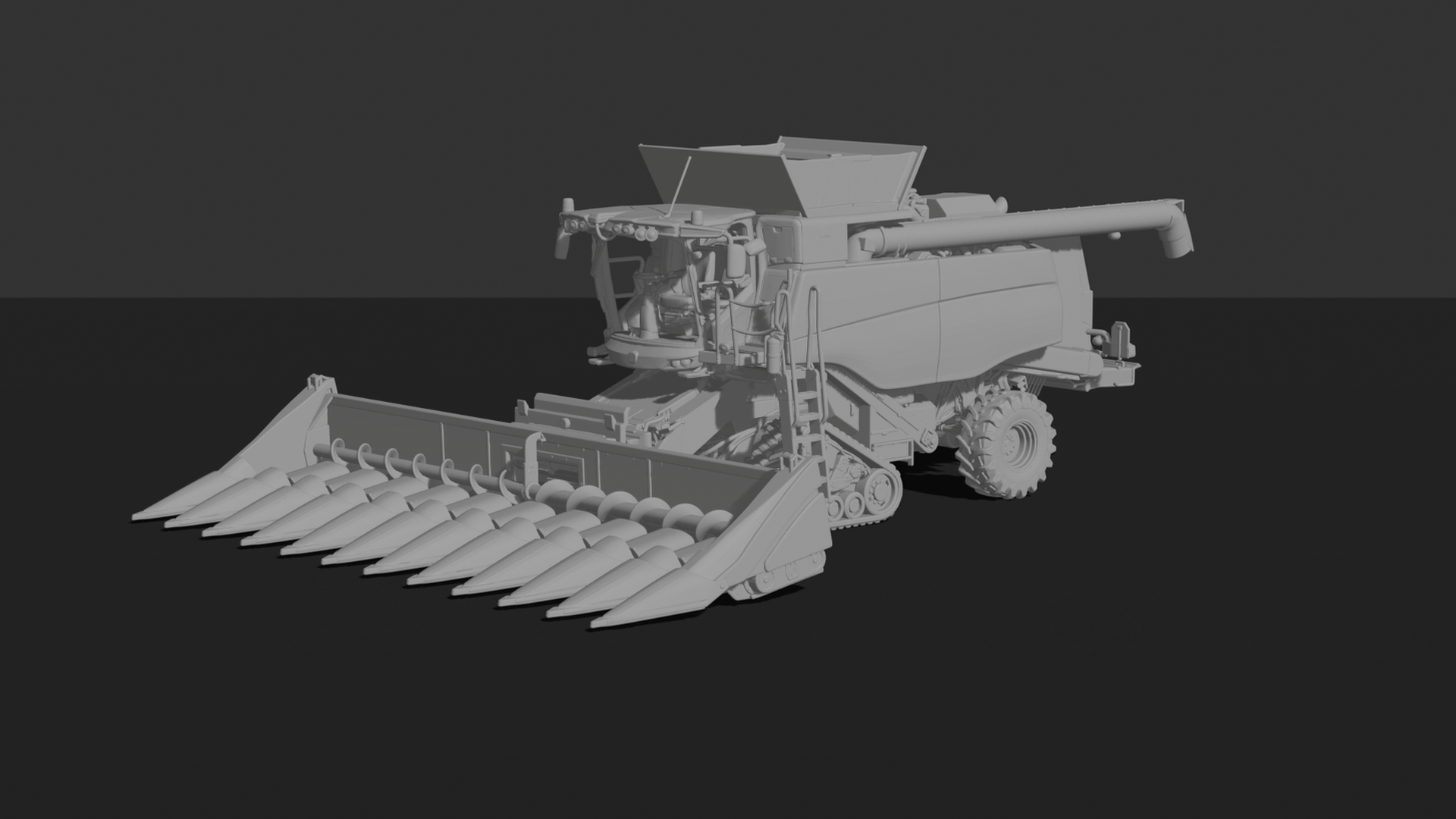 Claas Lexion 8900TT Combine Harvester STL 3D Print Model
