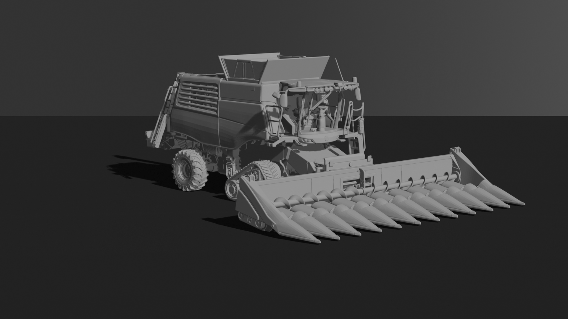 Claas Lexion 8900TT Combine Harvester STL 3D Print Model