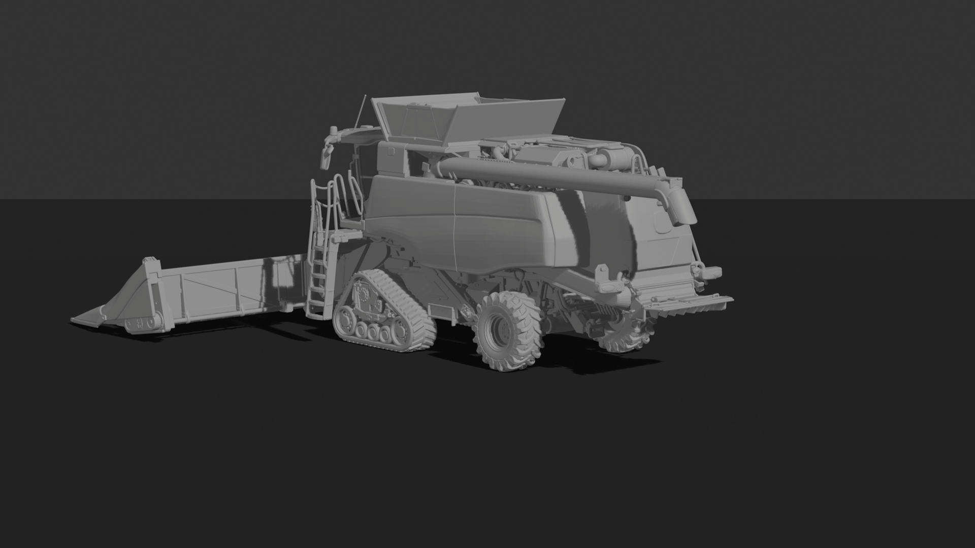 Claas Lexion 8900TT Combine Harvester STL 3D Print Model