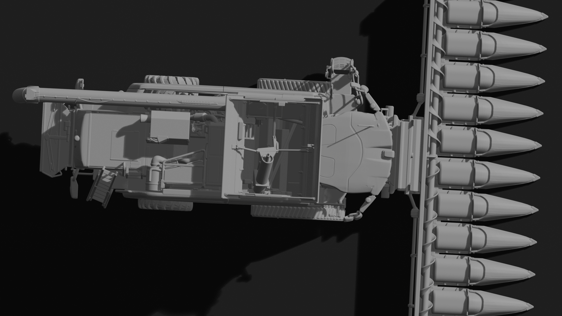 Claas Lexion 8900TT Combine Harvester STL 3D Print Model