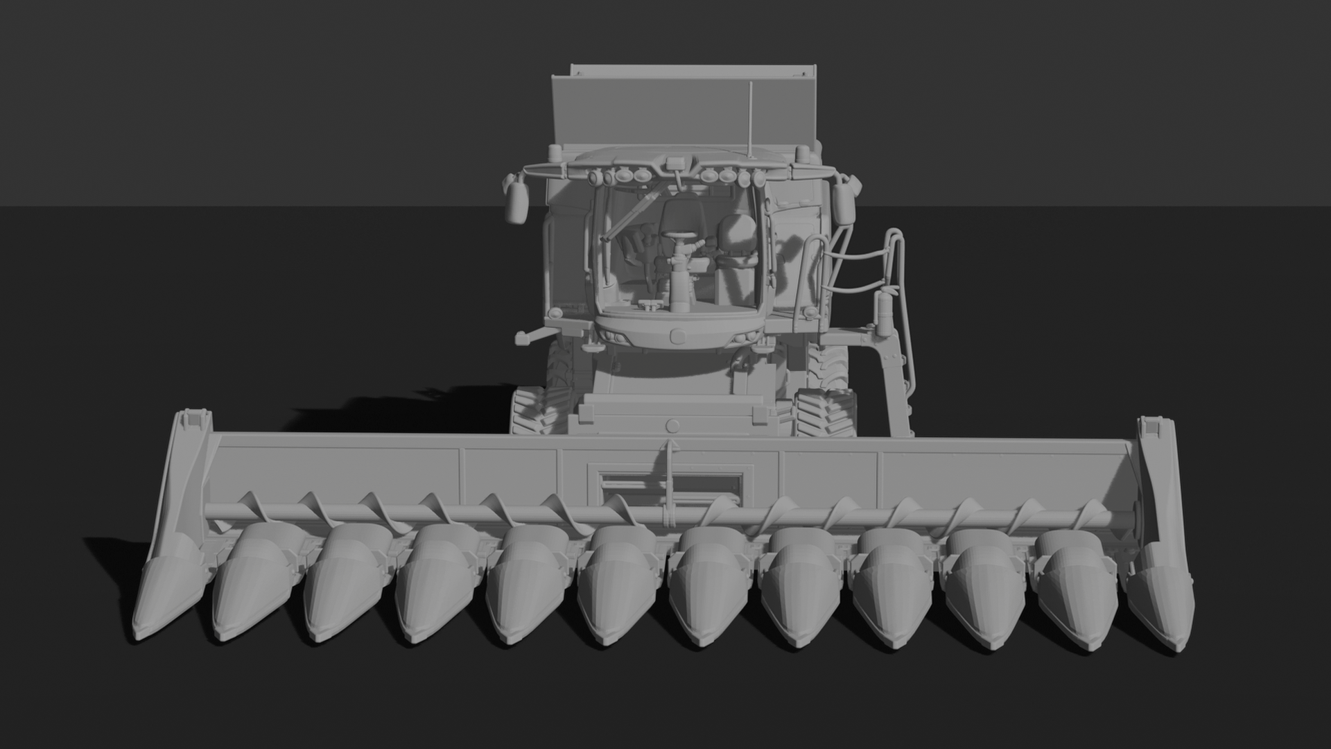 Claas Lexion 8900TT Combine Harvester STL 3D Print Model