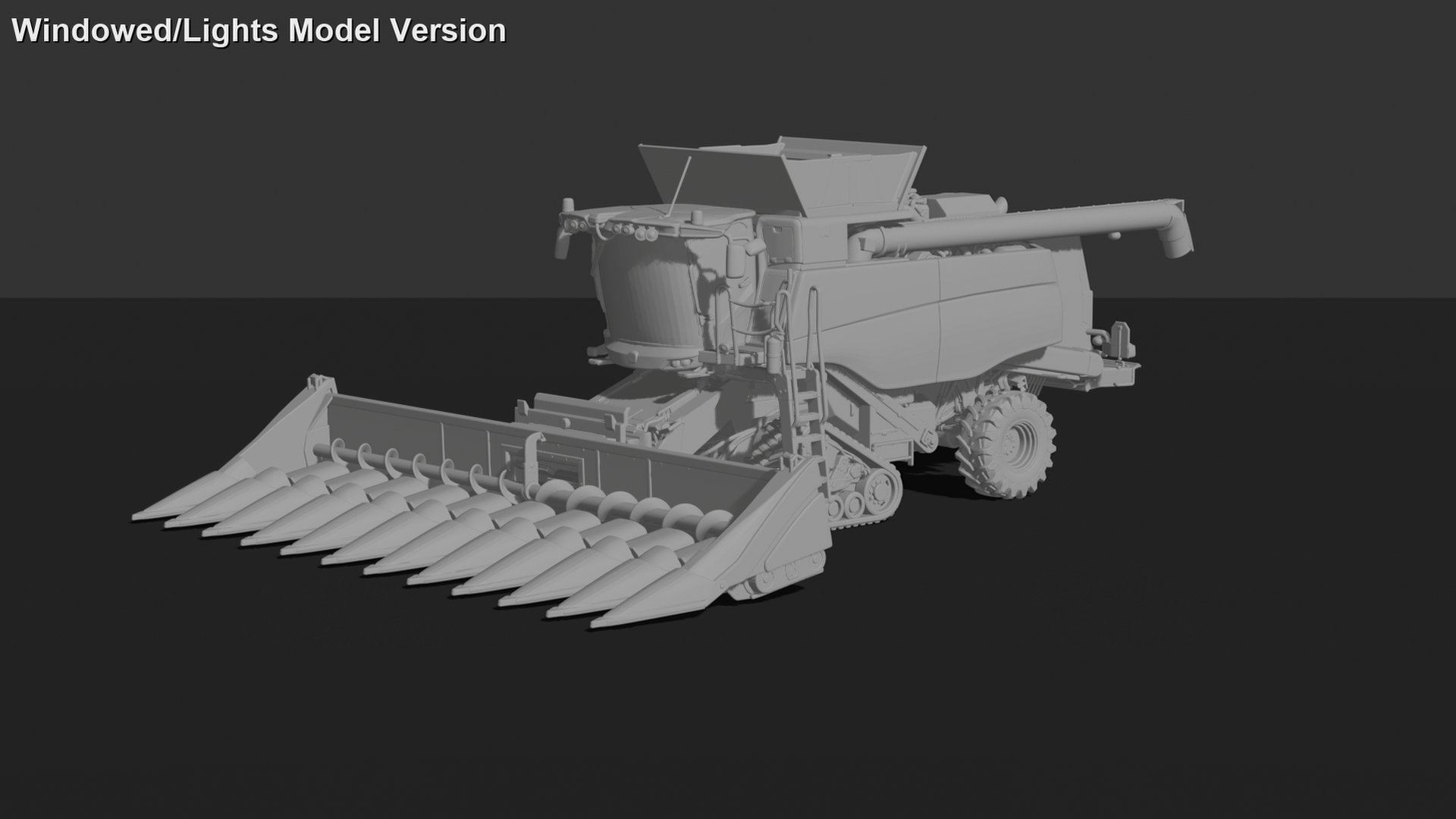 Claas Lexion 8900TT Combine Harvester STL 3D Print Model